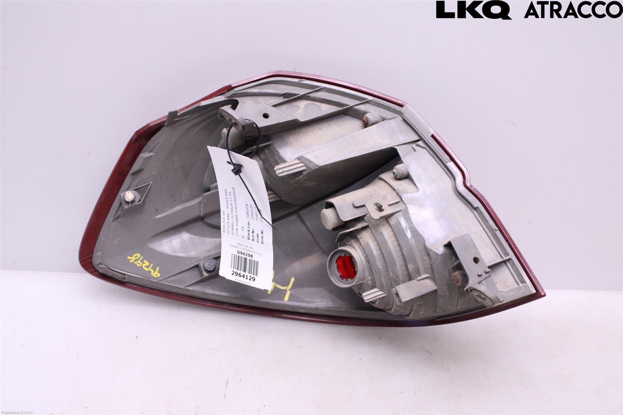 Subaru OUTBACK   07-09 Baklykt Høyre