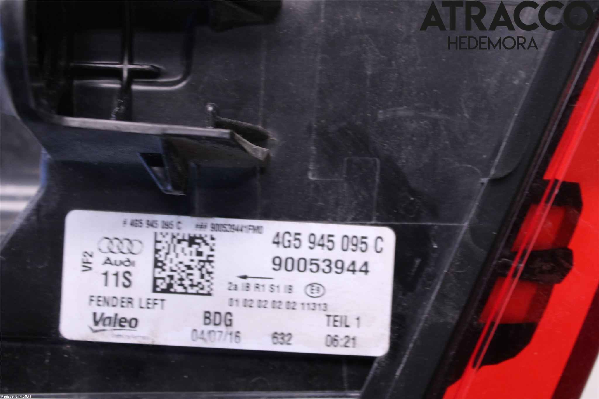 Audi A6/S6 4G 11-18 Baklykt Venstre