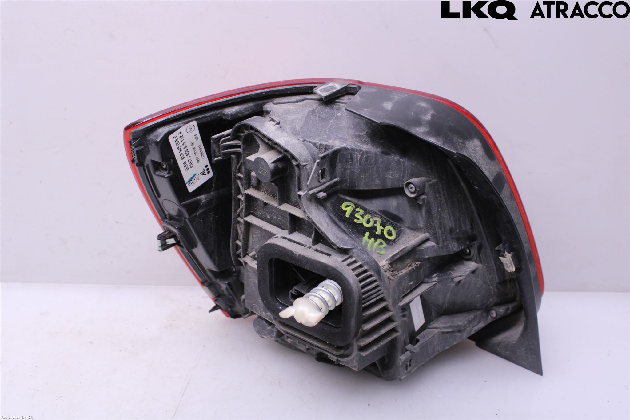 Volkswagen VW POLO 10-17 Baklykt Høyre