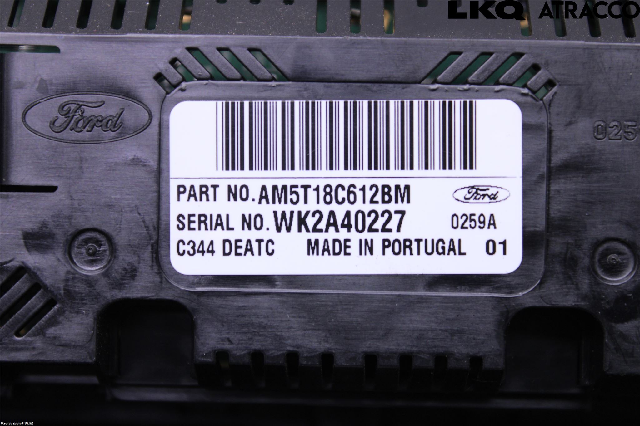 Ford GRAND C-MAX  11-14 Varme Ac Betjening-Display