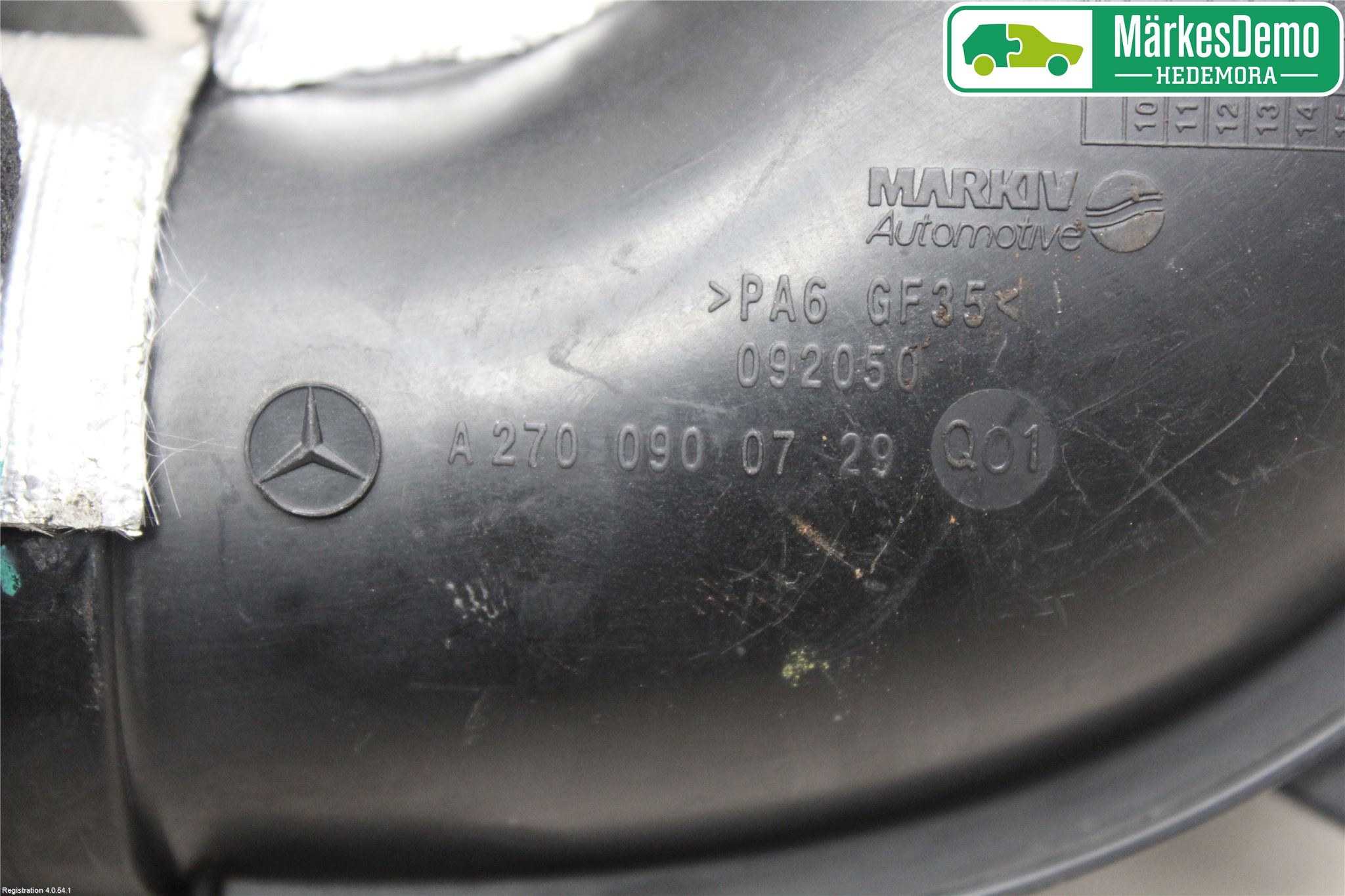 Mercedes-Benz MB B-KLASS (W246/W242) 12-19 Inns Gummibelg - Slange