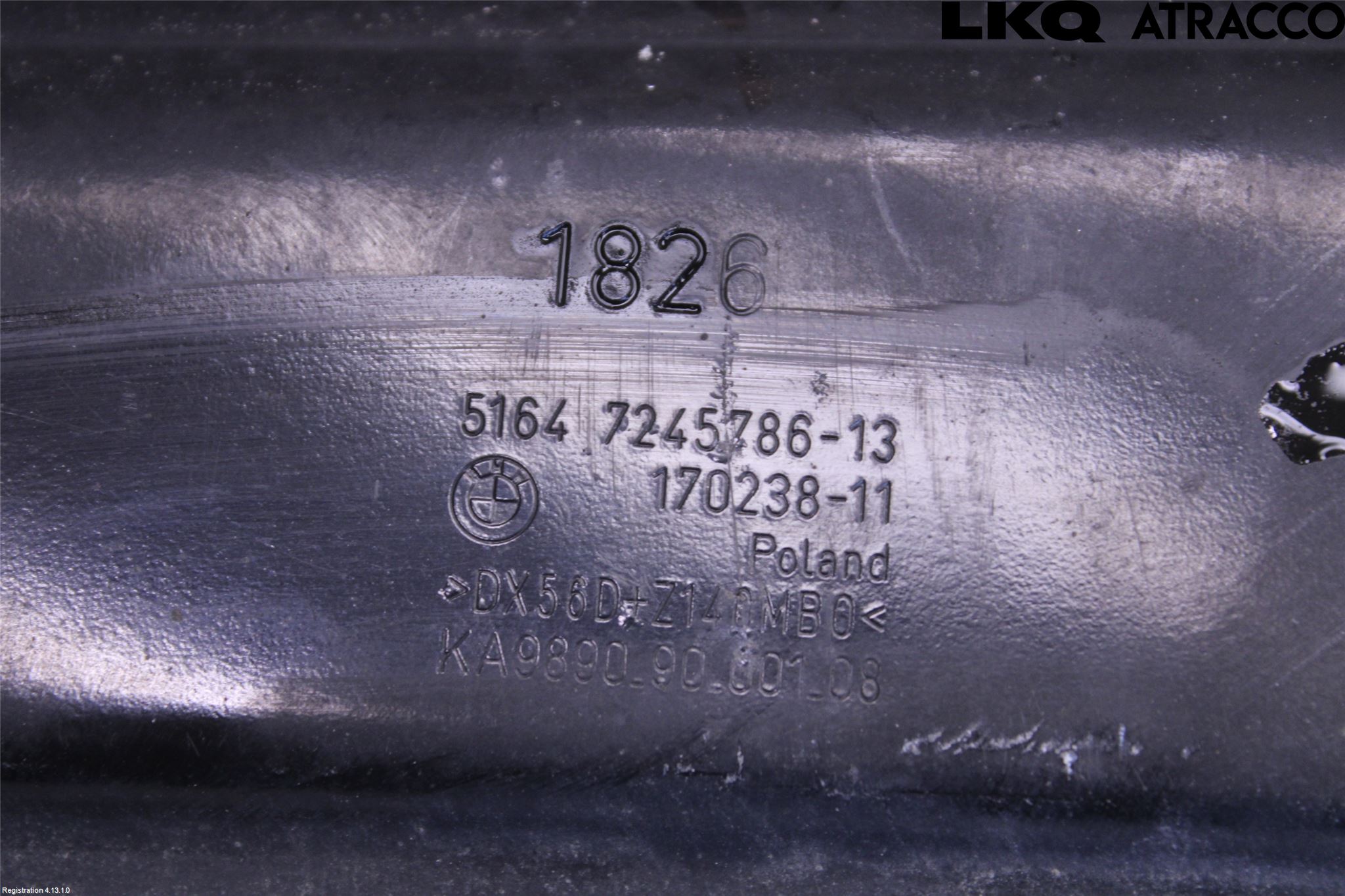 BMW 3 GT F34 13-19 Panserlåsplate-Bjelke