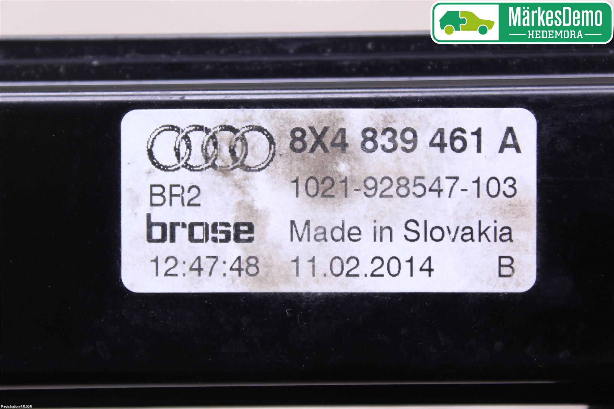 Audi A1/S1 11-18 Vindusheis El Komp