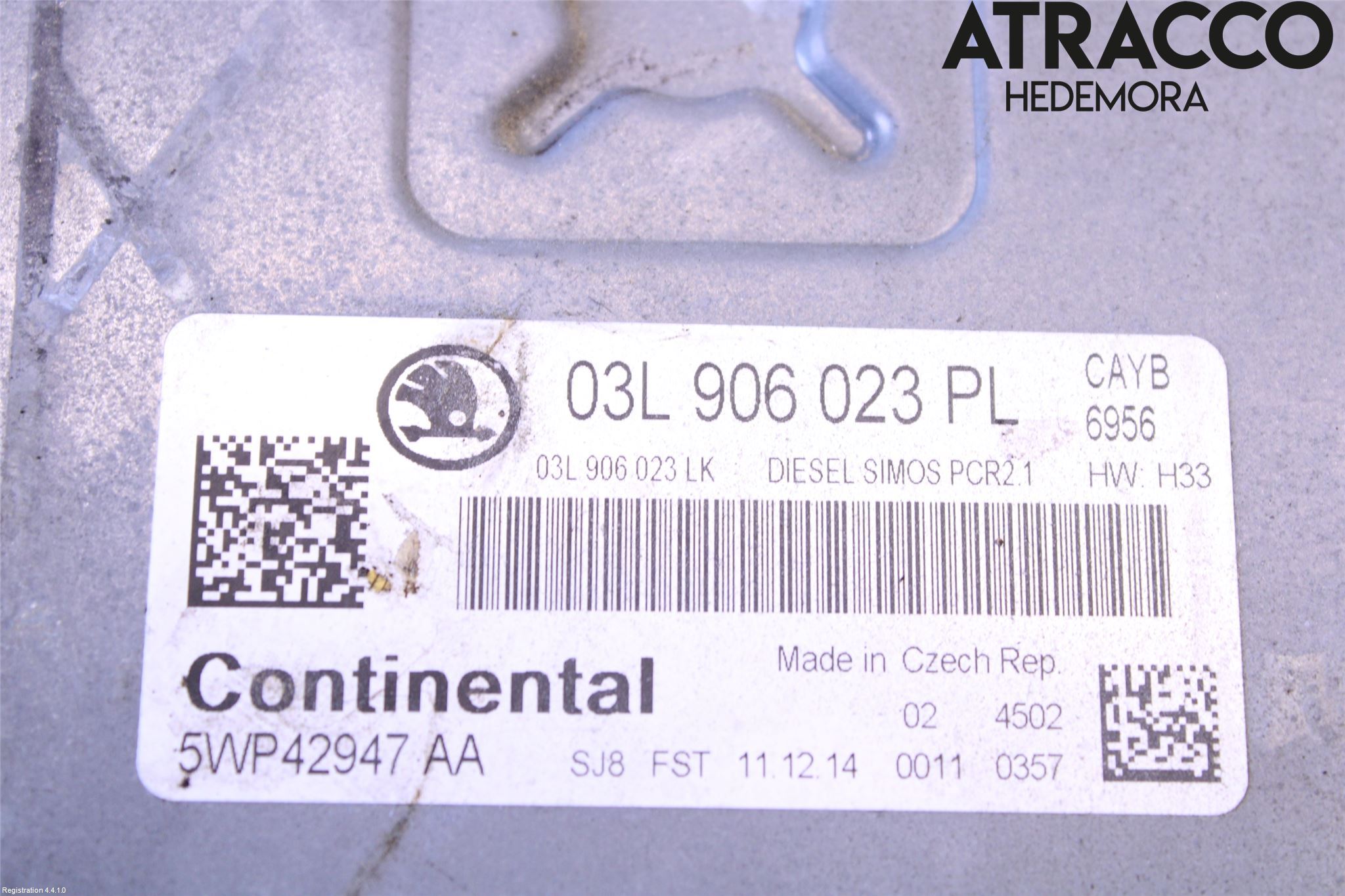 Skoda RAPID Styreenhet Dieselpumpe