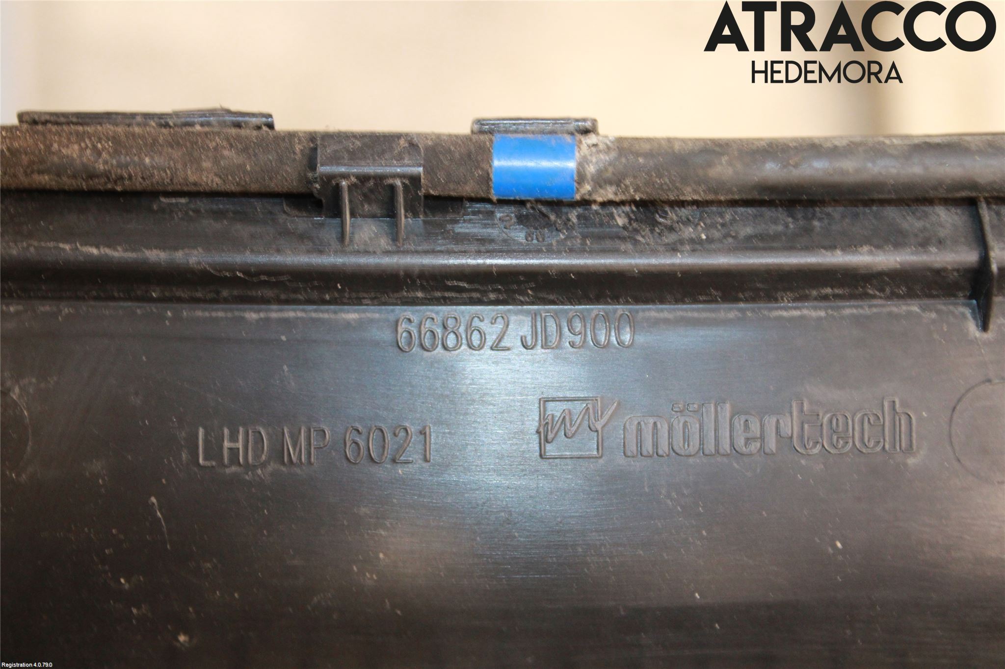Nissan QASHQAI 10-14 Visker Deksel-Grill-Under Frr