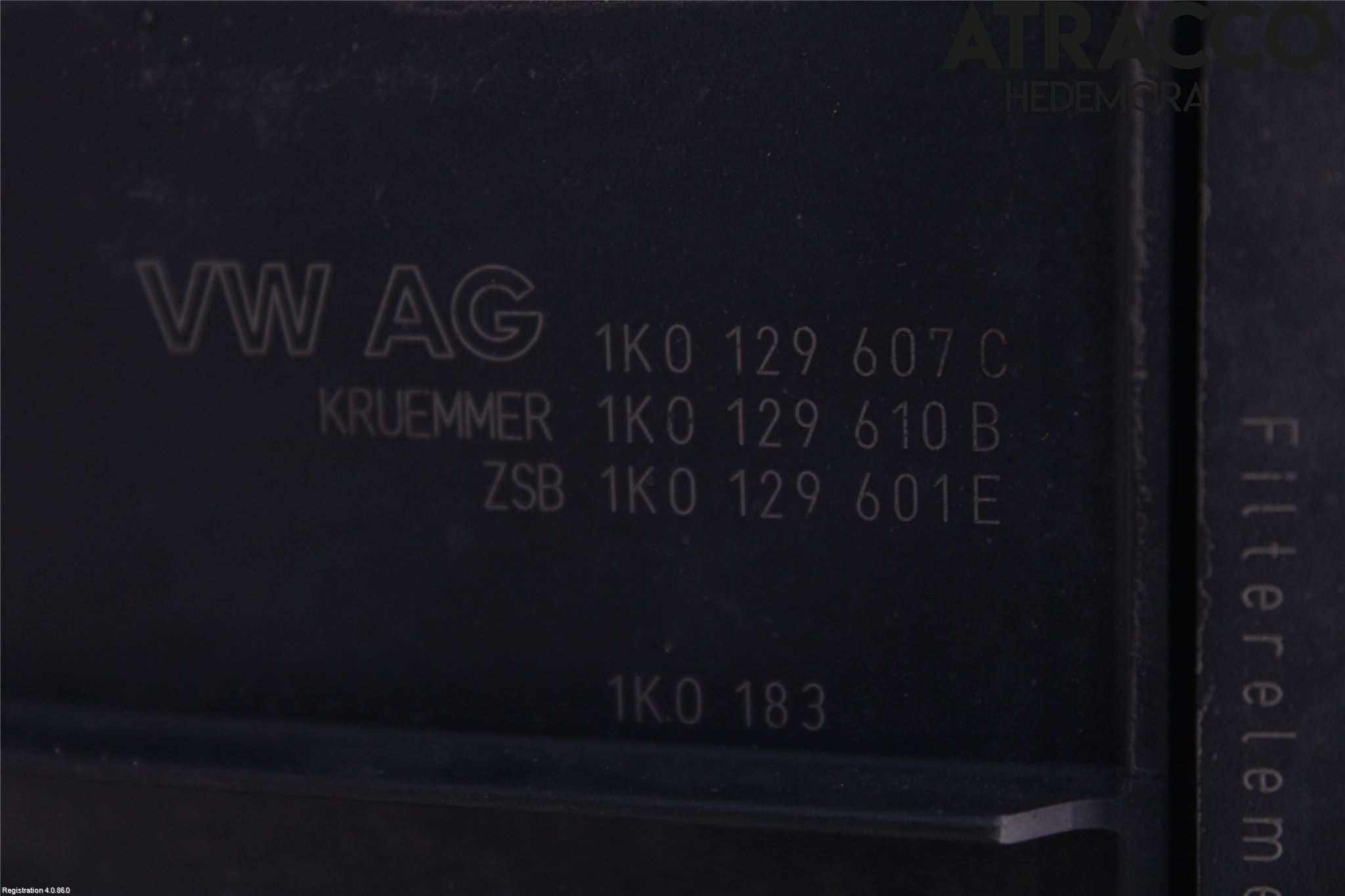 Volkswagen VW CADDY      04-10 Luftfilter Boks