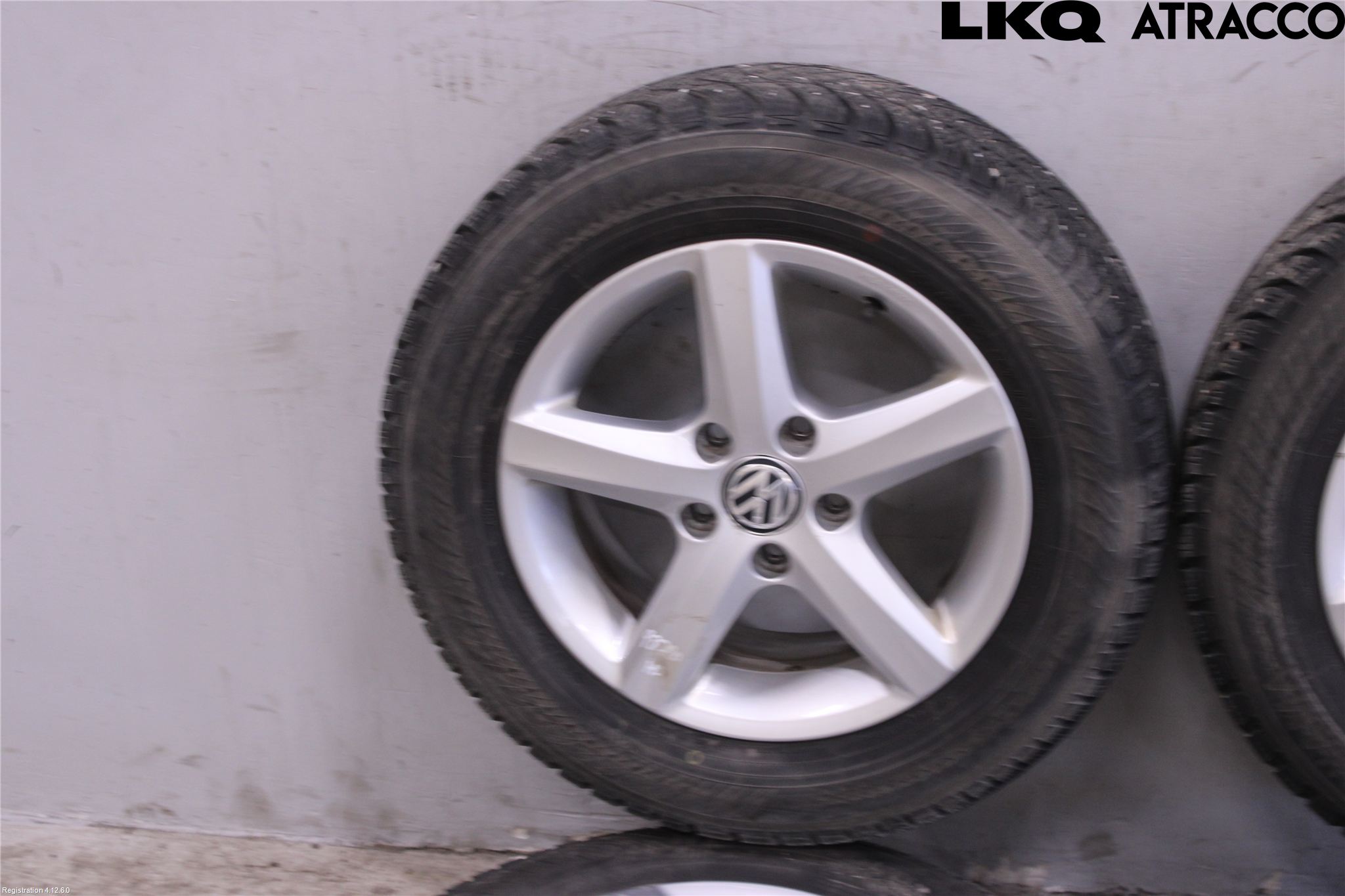 Volkswagen VW GOLF / E-GOLF VII 13-20 Dekk Vinter På Alu Felg 4Stk