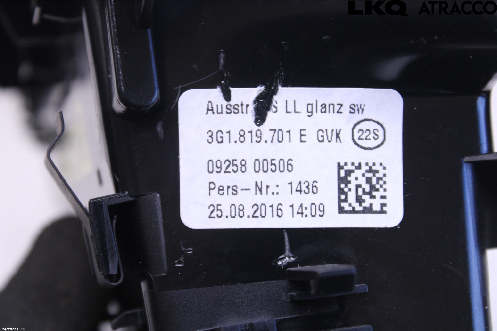 Volkswagen VW PASSAT 15-19 Dashbord Kanal - Dyse