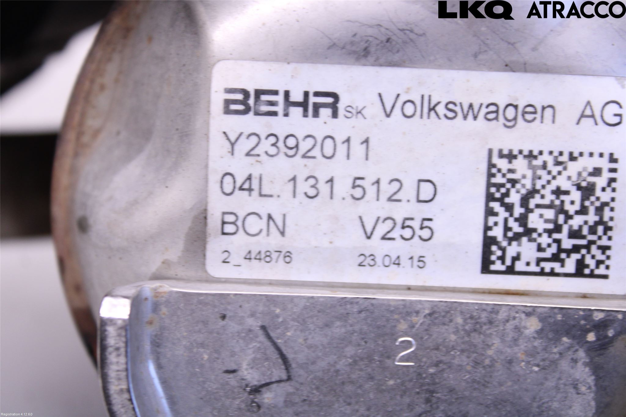 Volkswagen VW GOLF / E-GOLF VII 13-20 Eksos Kjøler