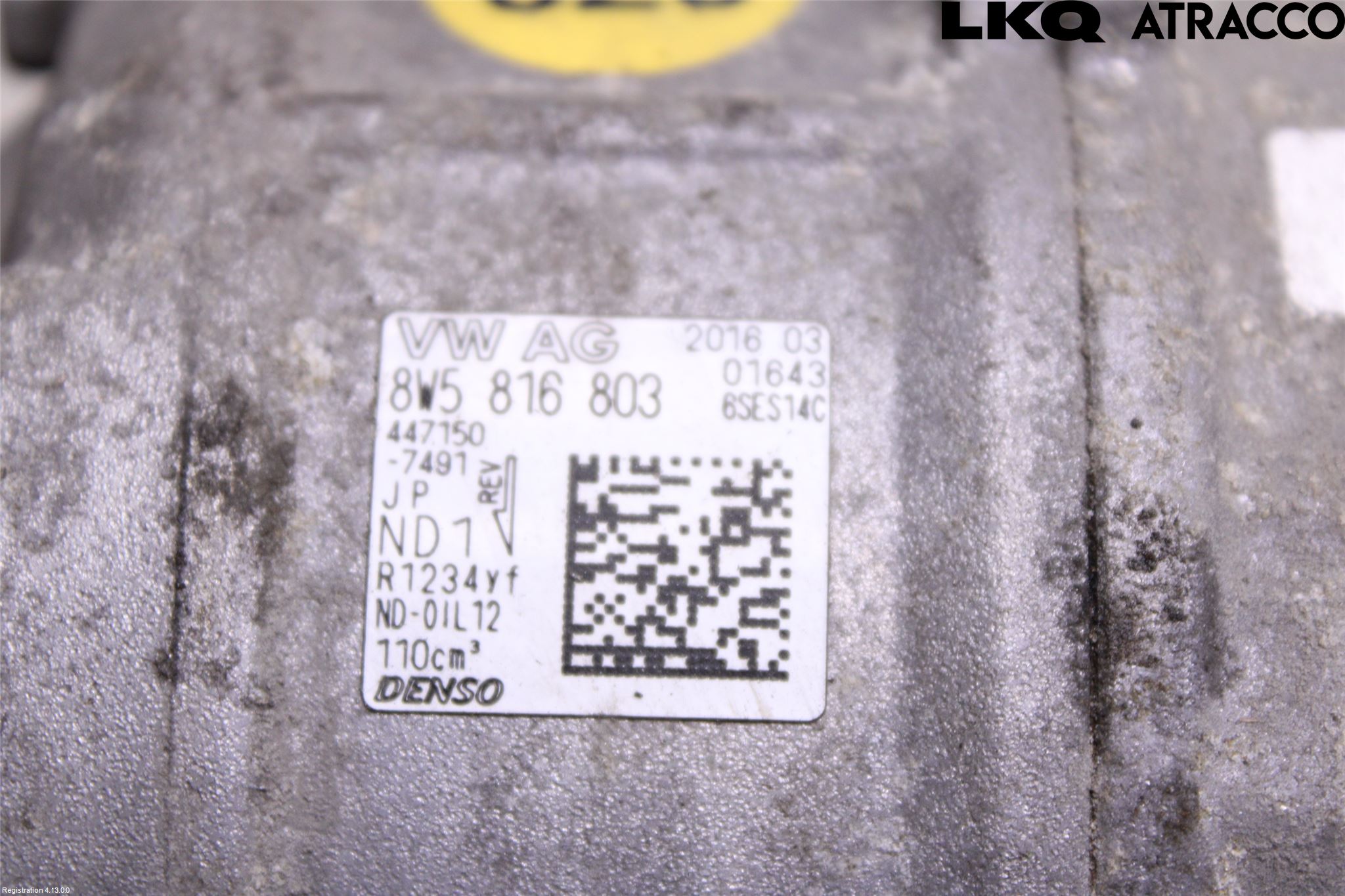 Audi A4/S4 B9 16-19 Varme Ac Kompressor