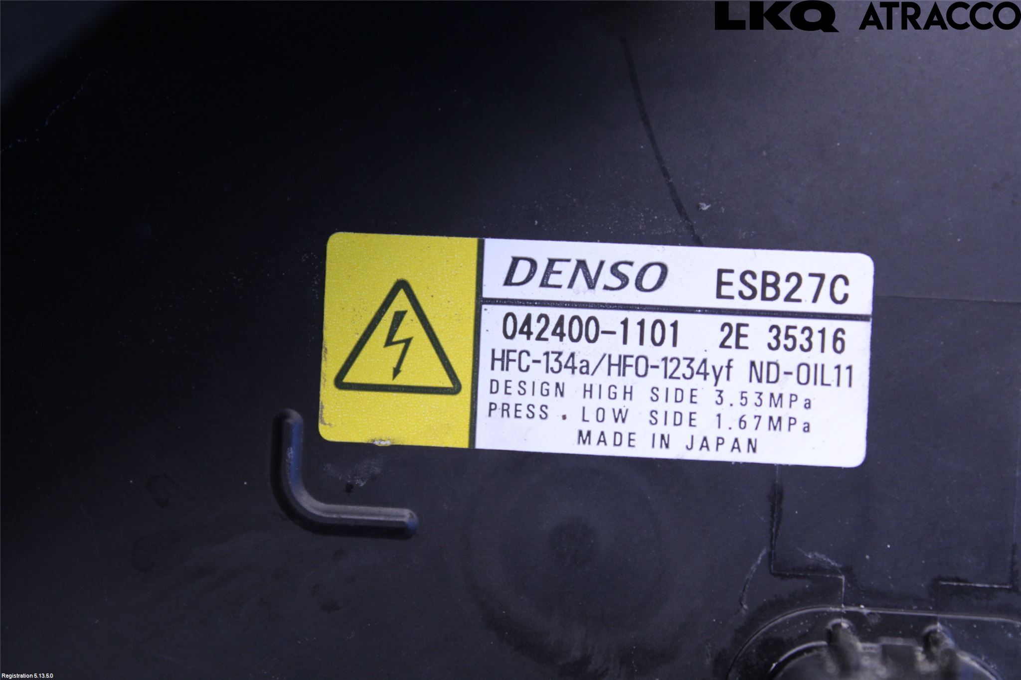 Toyota CAMRY 19-24 Varme Ac Kompressor