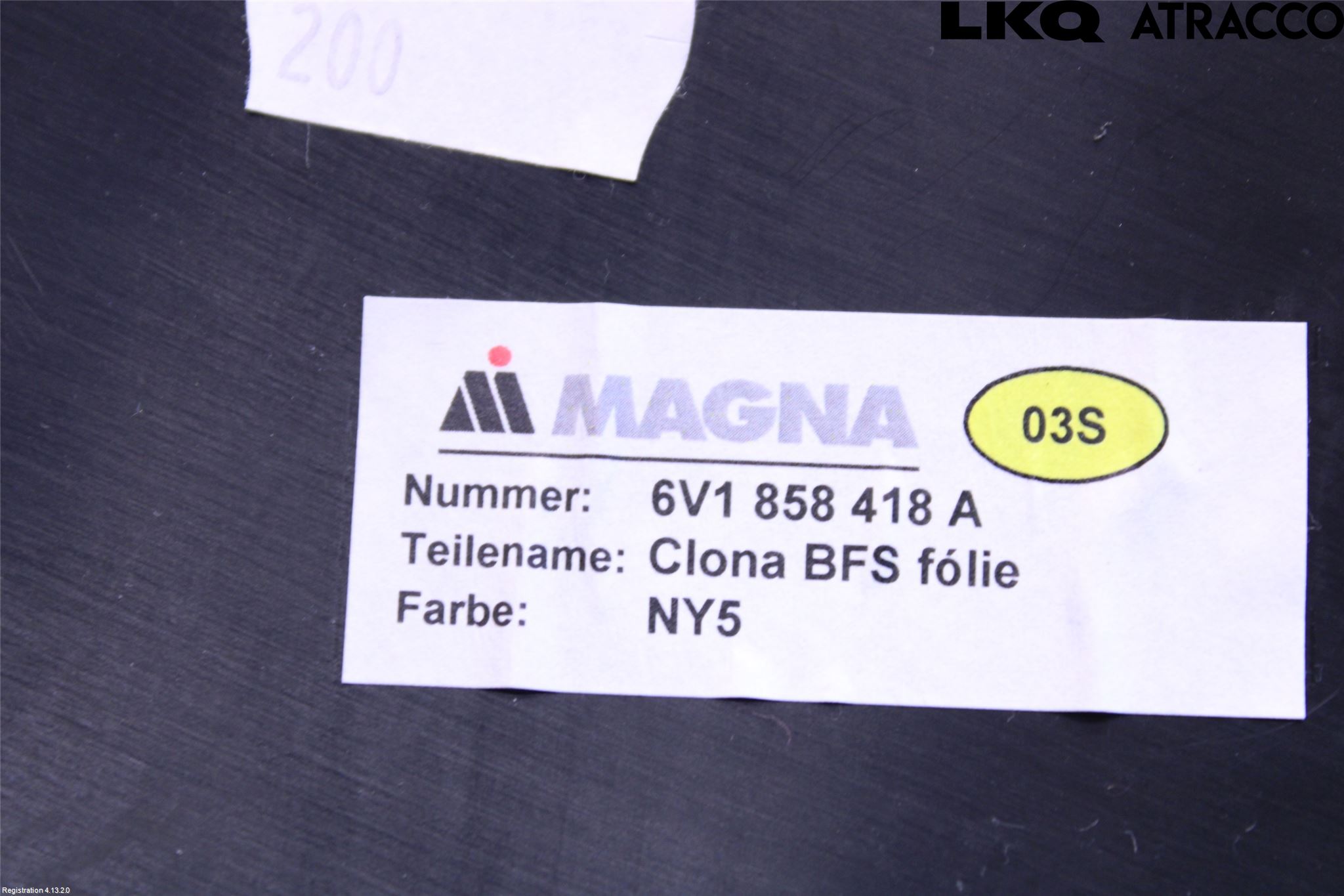 Skoda FABIA 15-21 Innr Dekor Instrbord