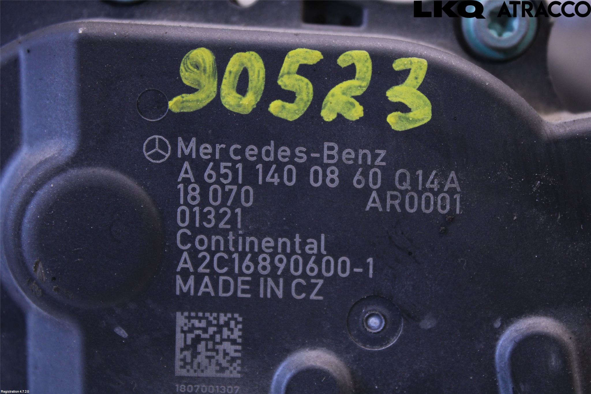 Mercedes-Benz MB GLC-KLASS (X253/C253) 15-22 Egr Ventil