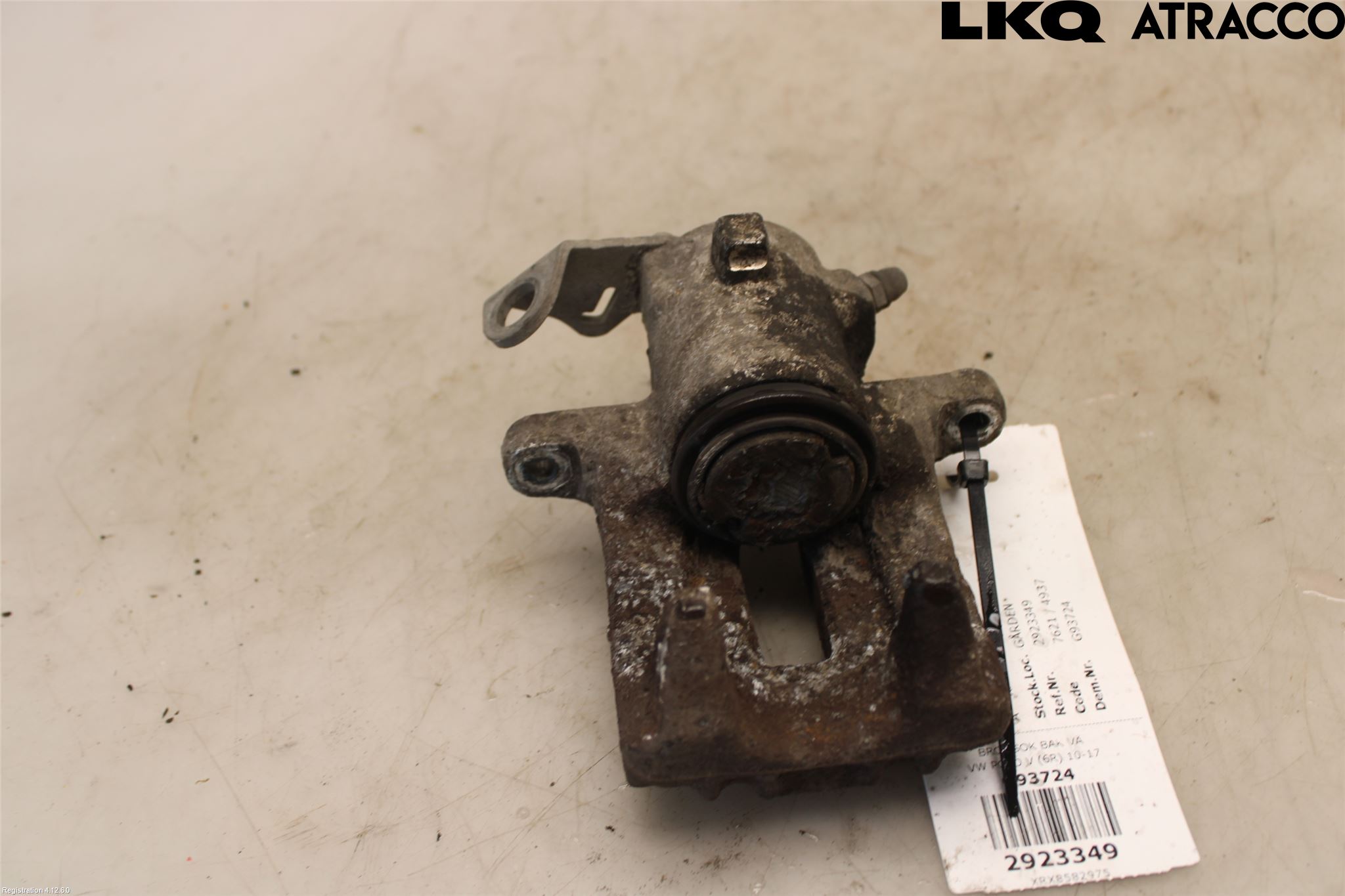 Volkswagen VW POLO 10-17 Bremsecaliper Bak Venstre