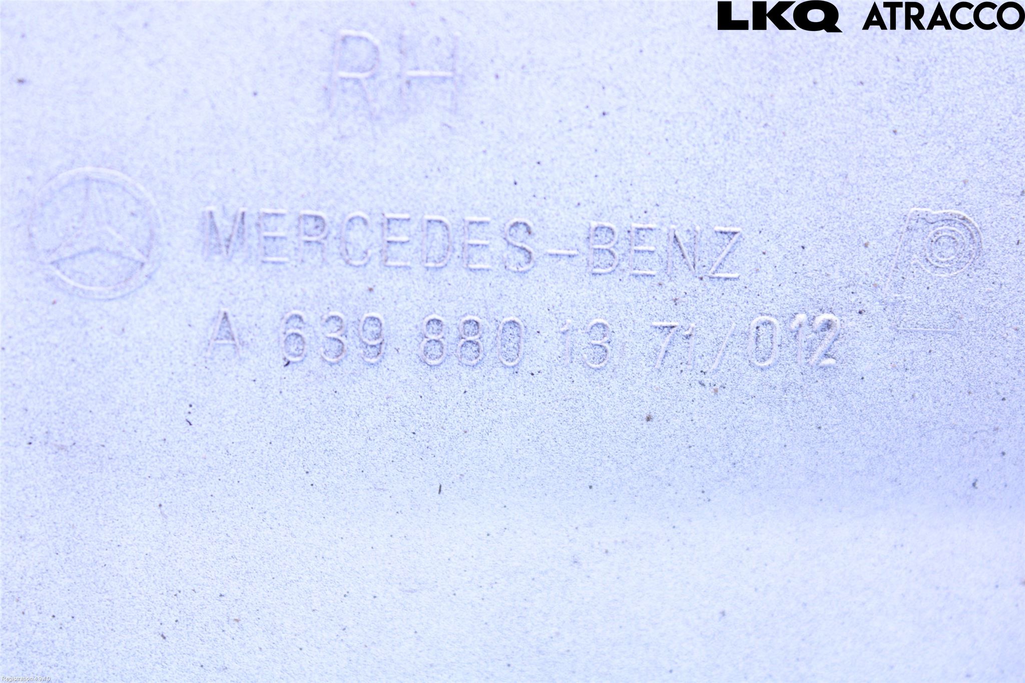 Mercedes-Benz MB VITO/VIANO (W639) 04-14 Støtfanger Bak Hjørne Høyre