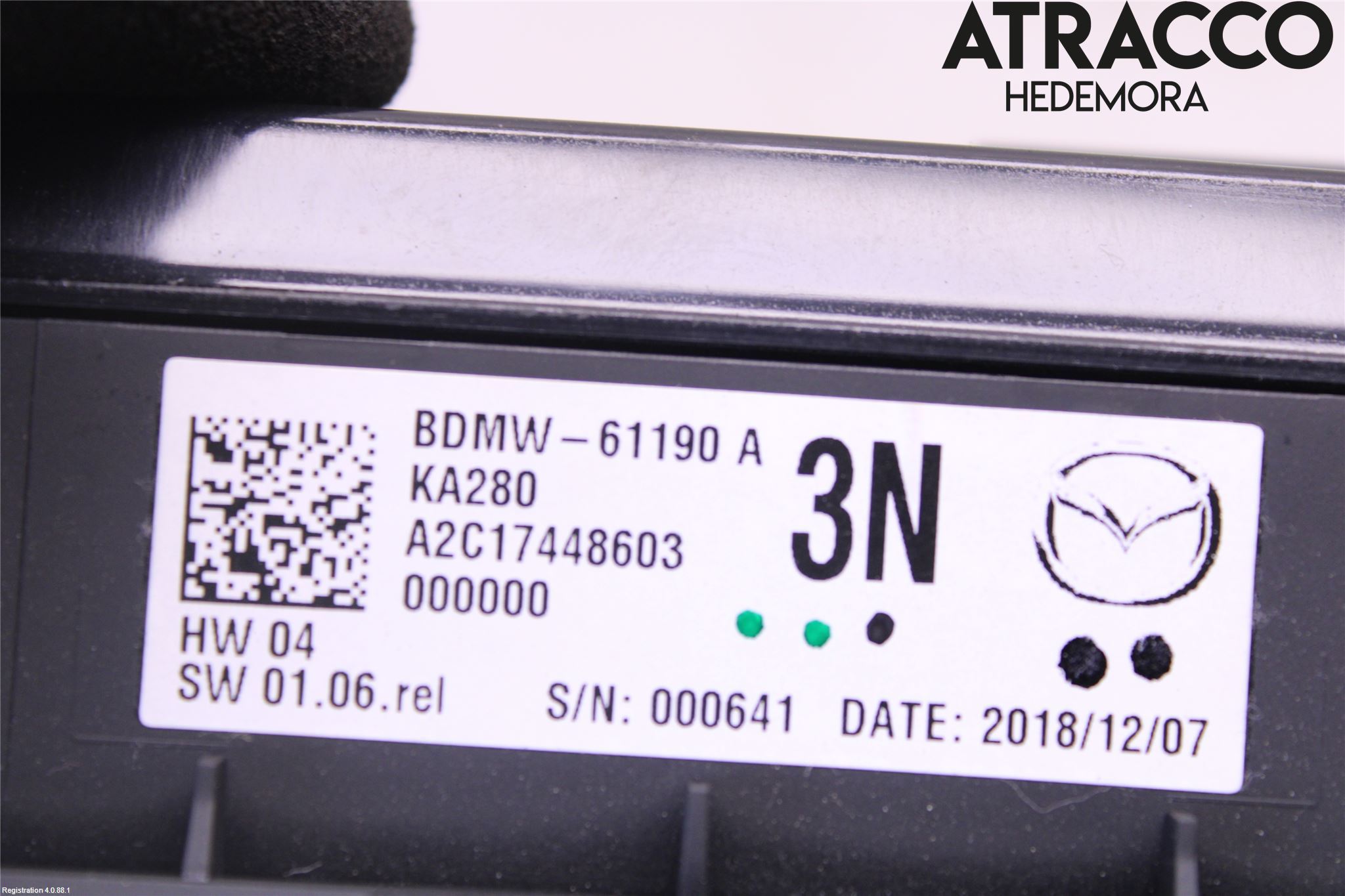 Mazda 3 IV 19- Varme Ac Betjening-Display