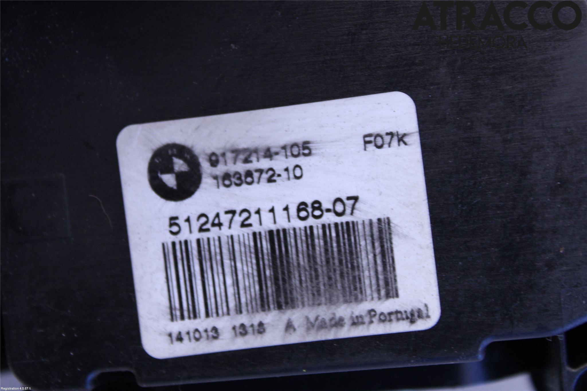 BMW 5 GT F07 09-17 Sentrallåsmotor Bakluke