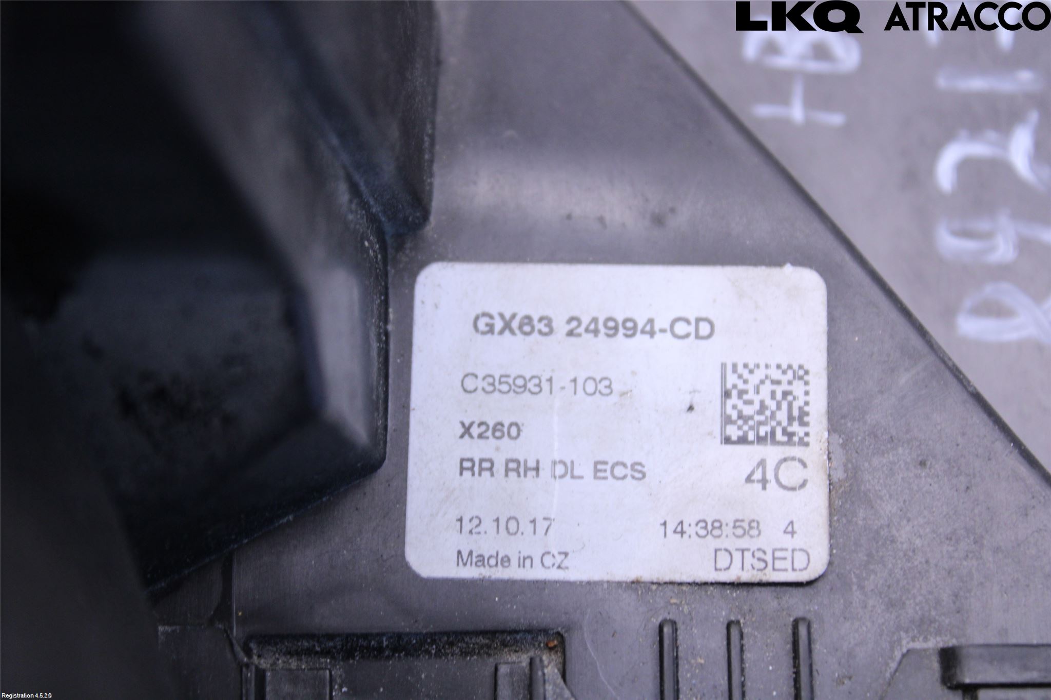 Jaguar XF (X260) 16-24 Dørlås - Låsekasse