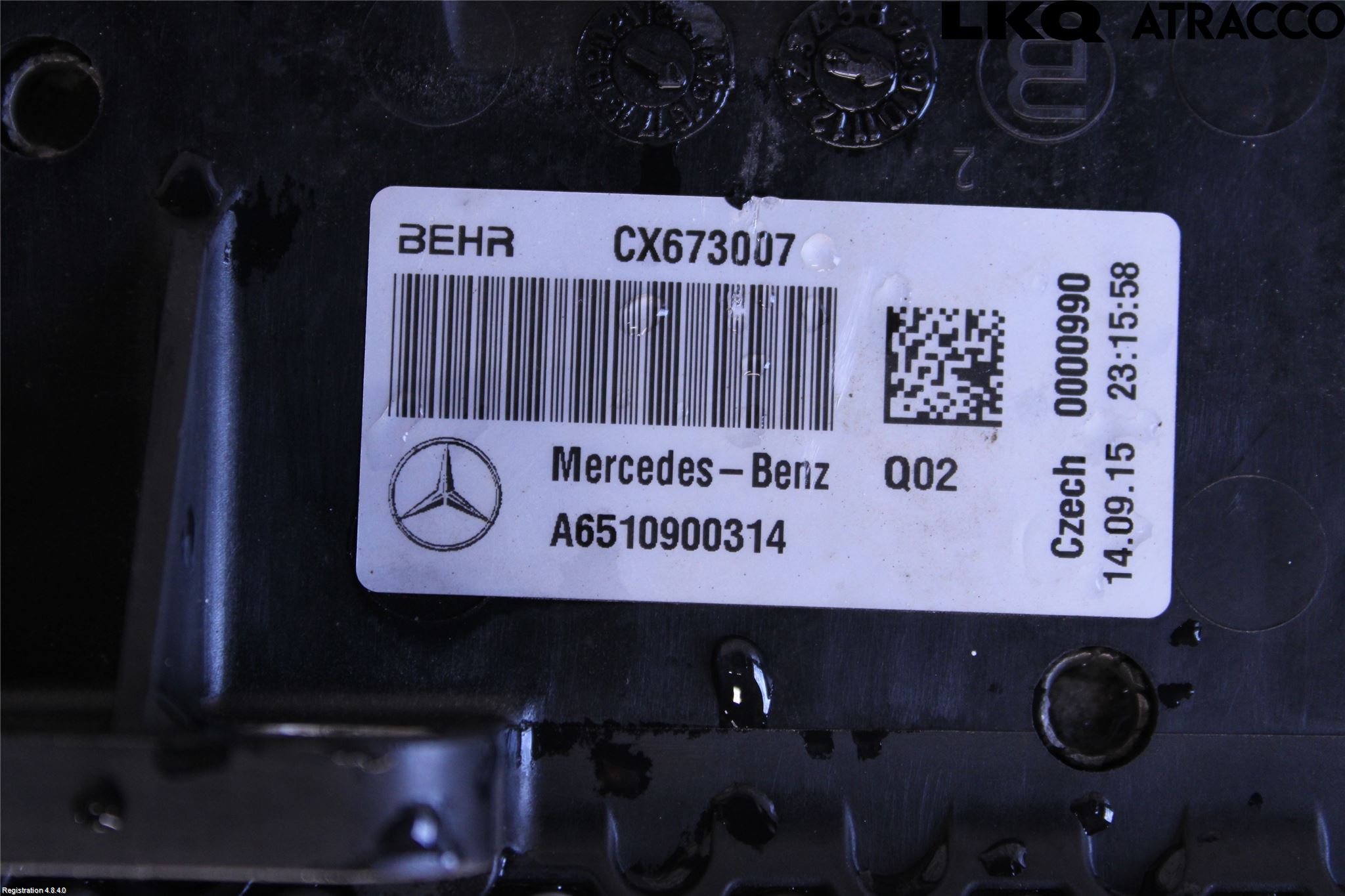 Mercedes-Benz MB C-KLASS (W205) 14-21 Intercooler Radiator