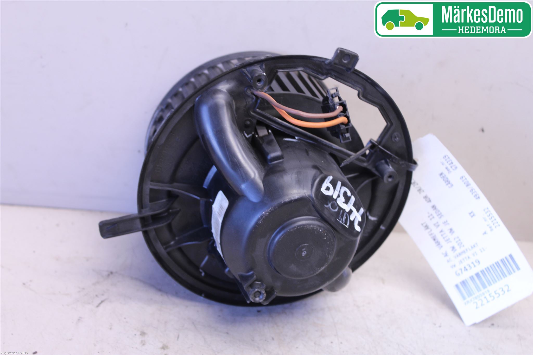 Volkswagen VW JETTA VI 11- Varme Ac Varmeapparatvifte