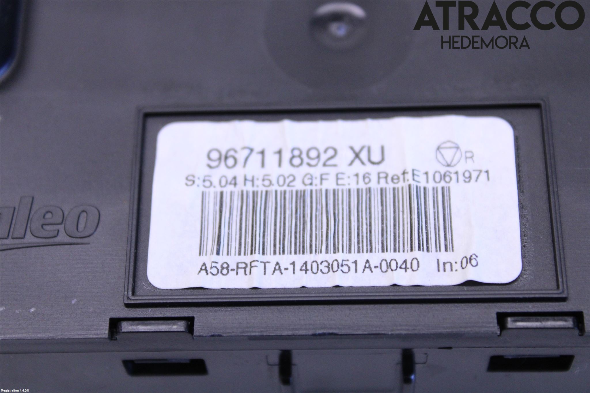 Citroen C3 PICASSO Varme Ac Betjening-Display