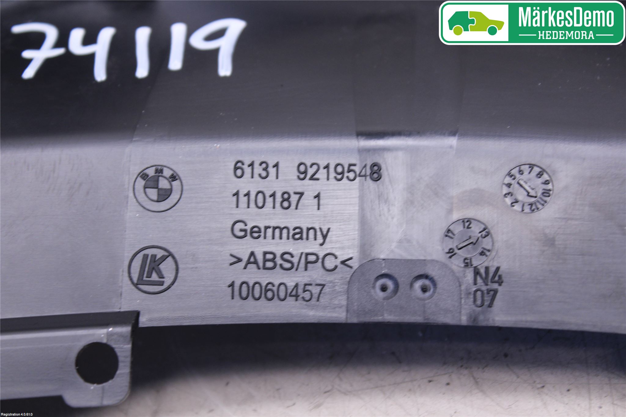 BMW 3 F30/F31/F80 12-19 Rattdeksel - Deksler