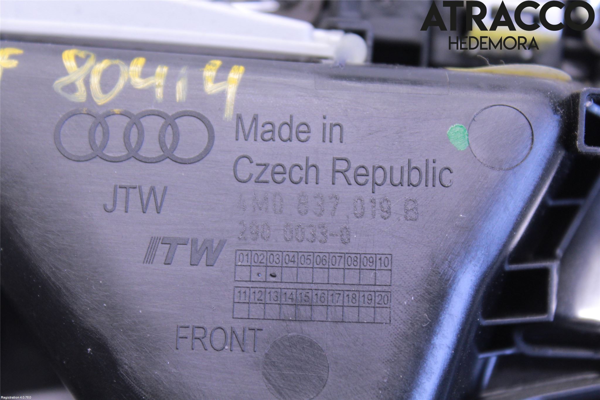 Audi Q7/SQ7 Innr Dørhandtak V Indre