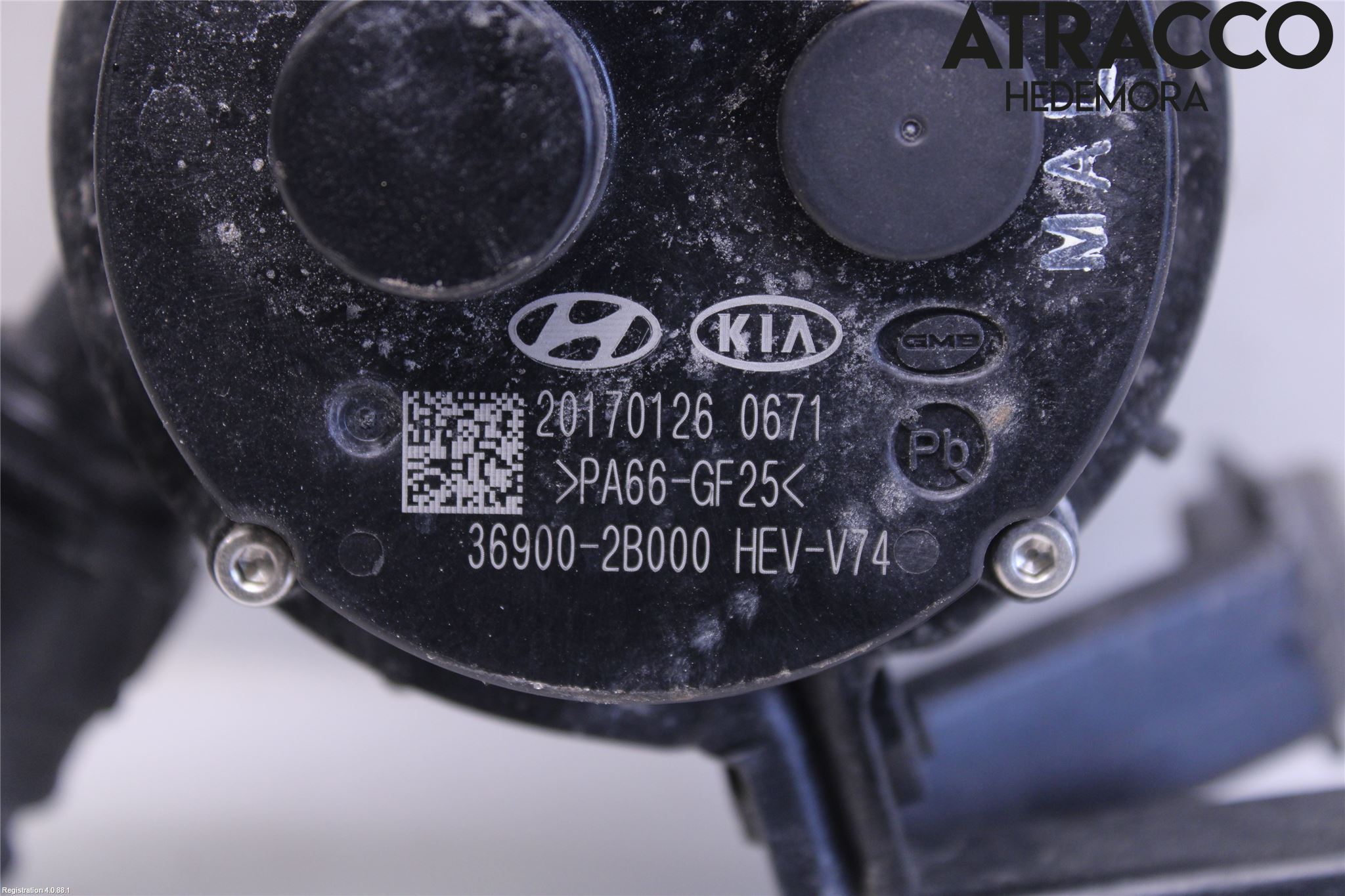 Kia NIRO (DE) 17-22 Varme Sirkulasjonspumpe