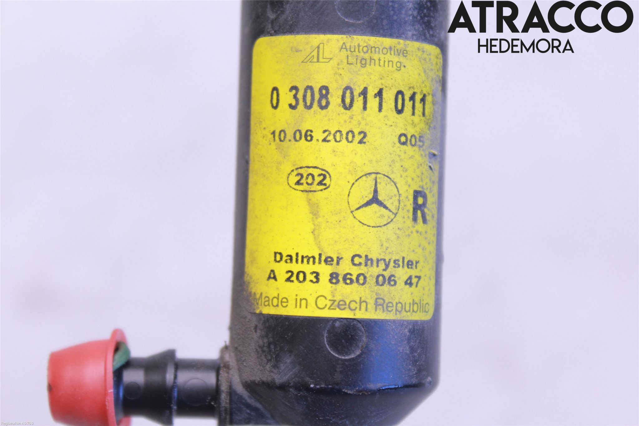 Mercedes-Benz MB C (203) 00-07 Spylerdyse Frontlykter