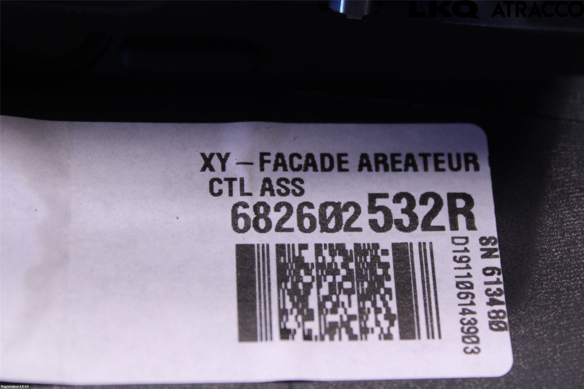 Renault CAPTUR 20-24 Innr Radio Ramme