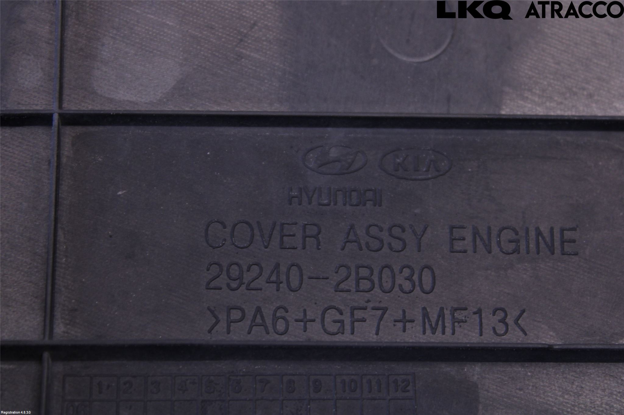 Kia CEED 06-12 Motor Deksel Over Motor