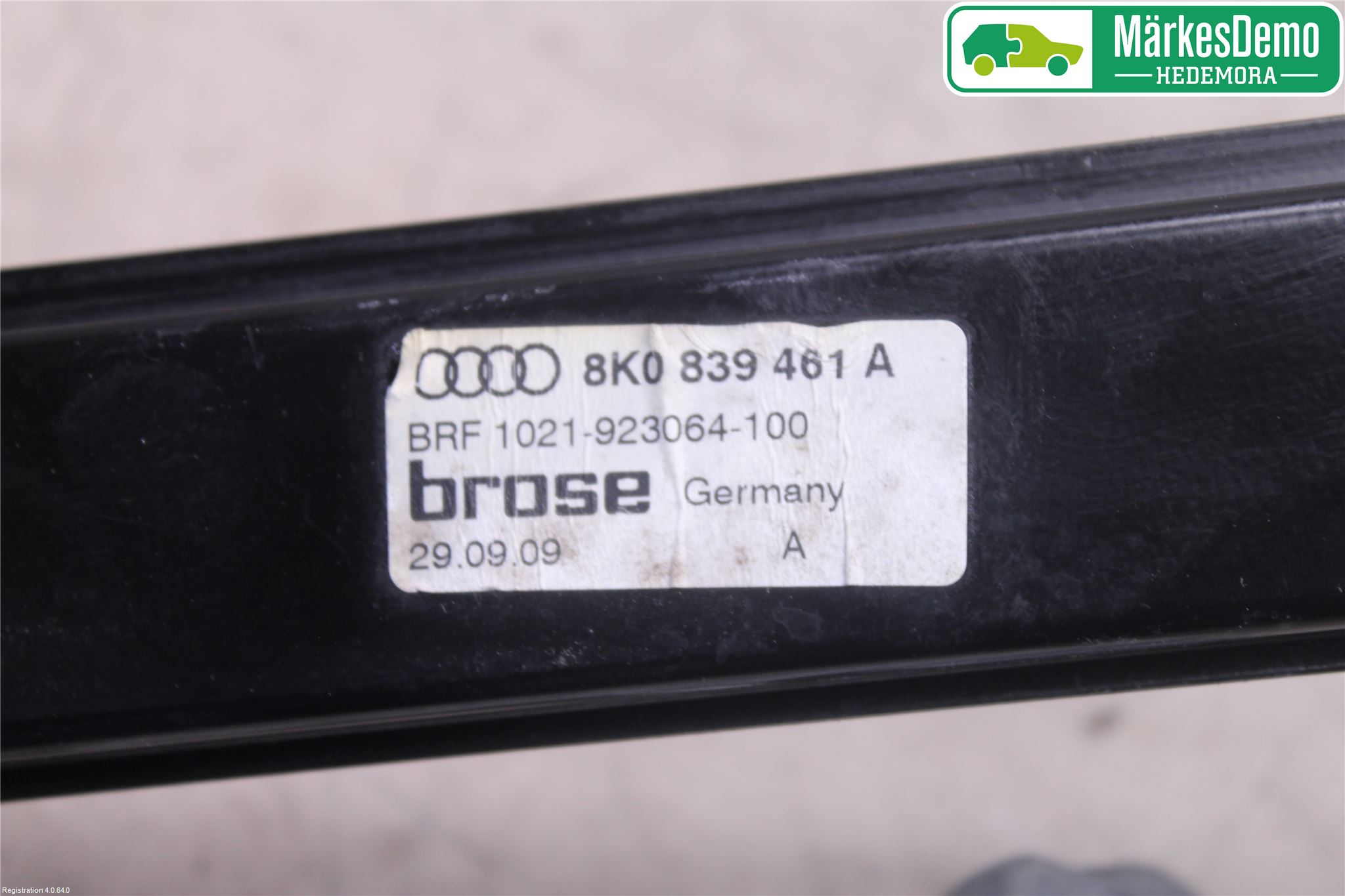 Audi A4 ALLROAD 09-16 Vindusheis El Komp