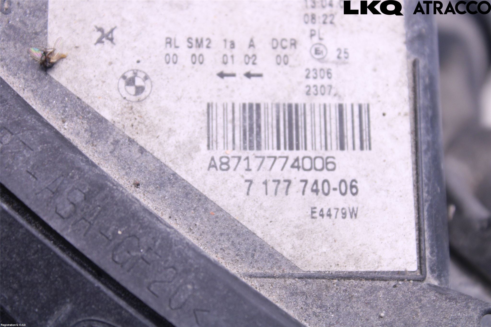 BMW 5 E60/61 Sed/Tou 02-10 Frontlykt Høyre