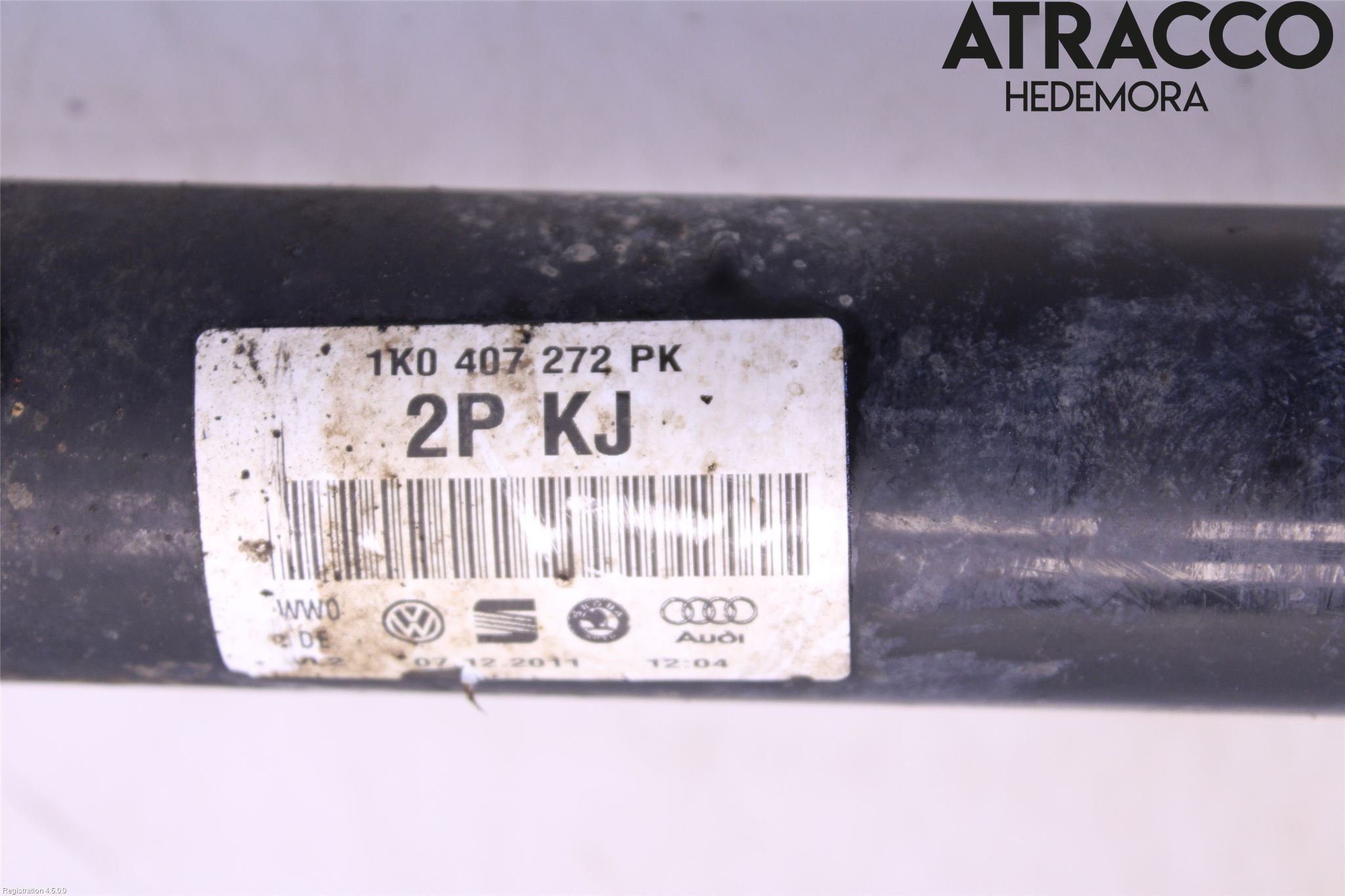 Volkswagen VW PASSAT 11-14 Drivaksel Foran Kompl Høyre