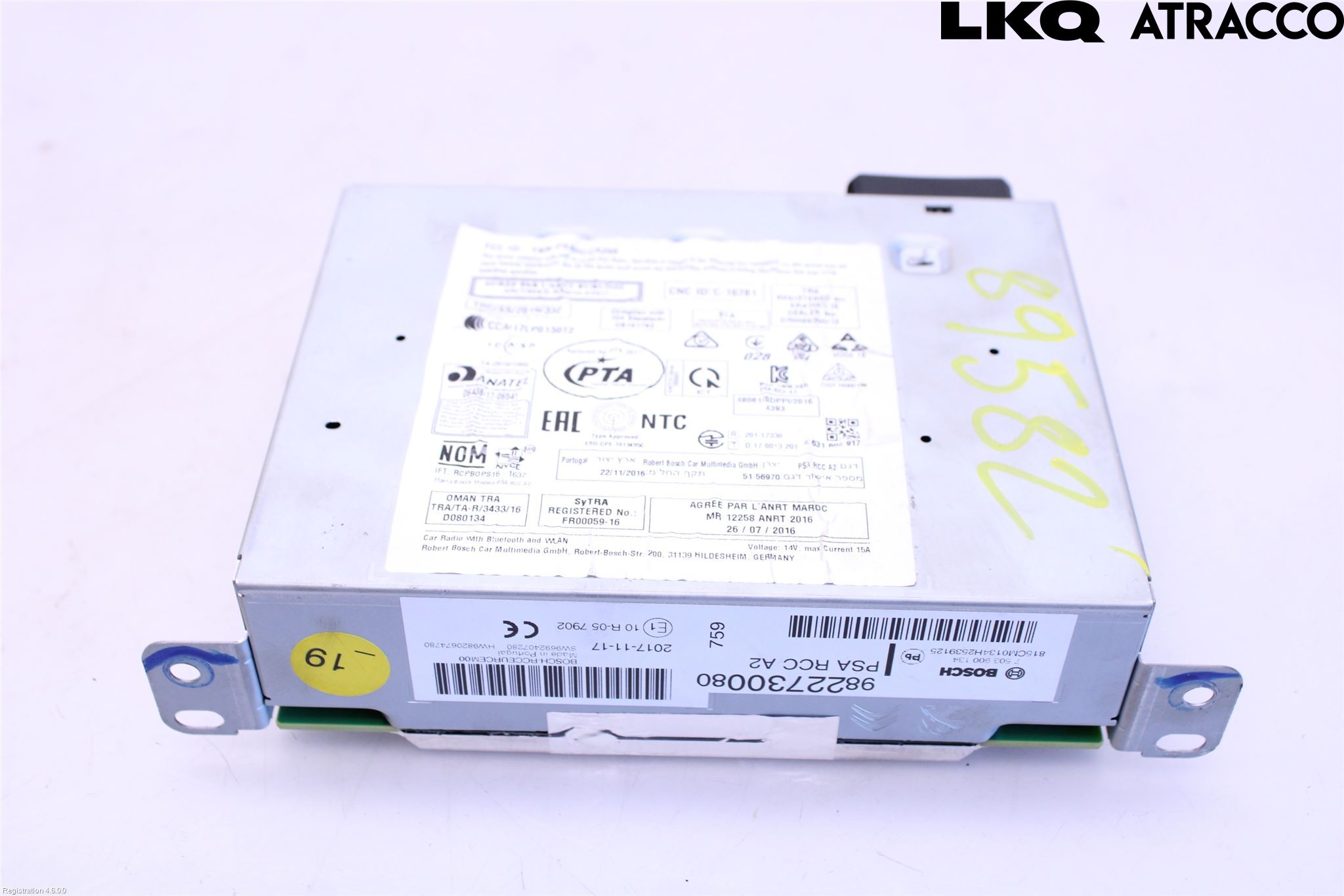 Peugeot 5008 17-24 Stereo Radio Med Cd
