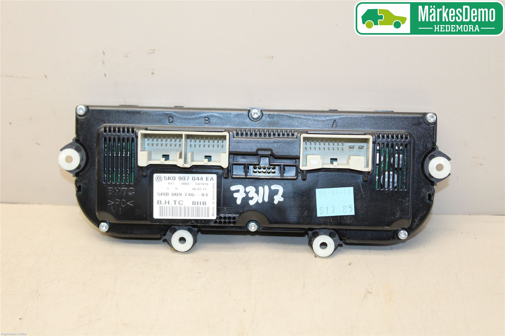 Volkswagen VW PASSAT 11-14 Varme Ac Betjening-Display