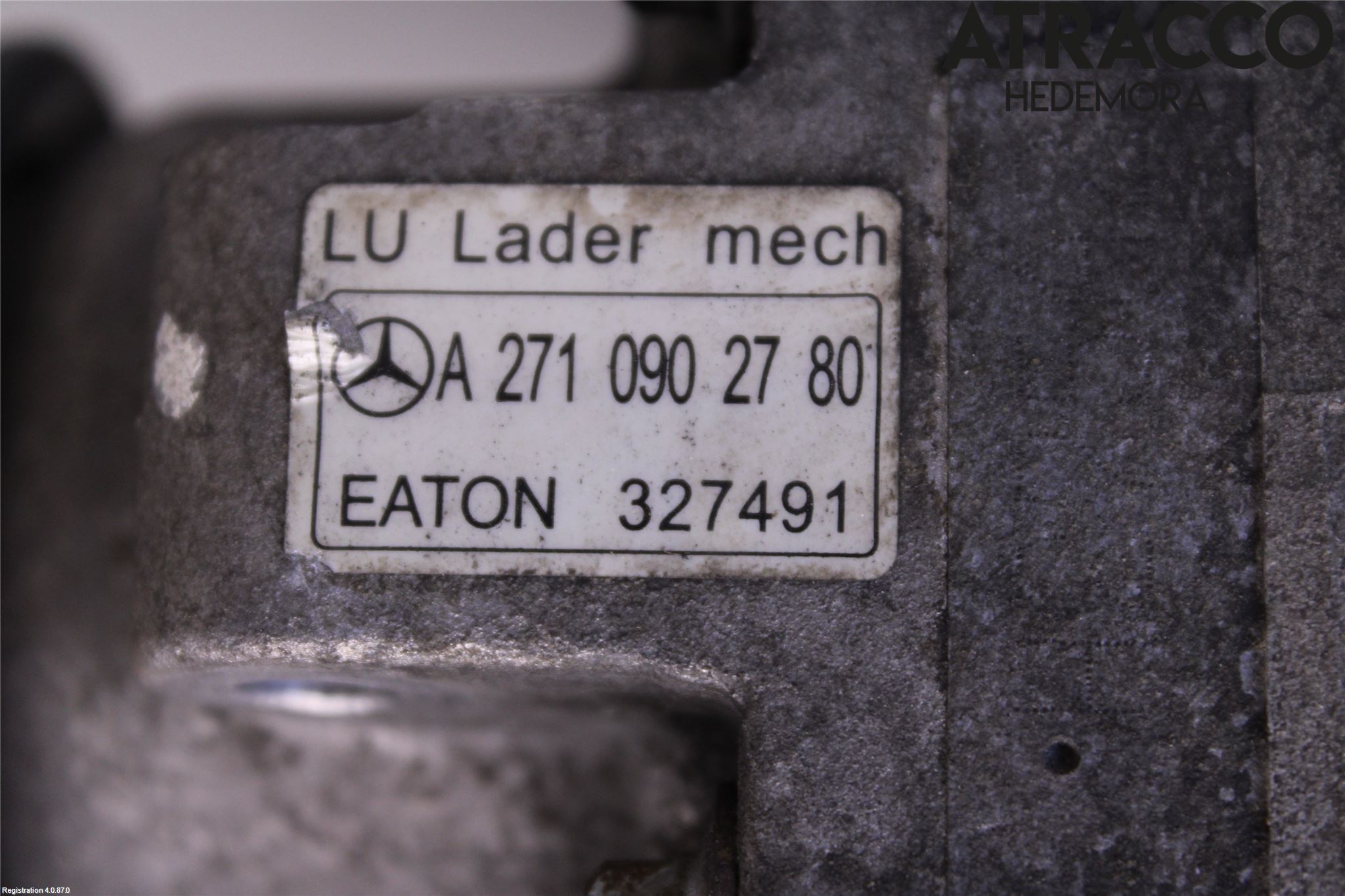 Mercedes-Benz MB C-KLASS (W204) 07-15 Kompressor Reimdrevet