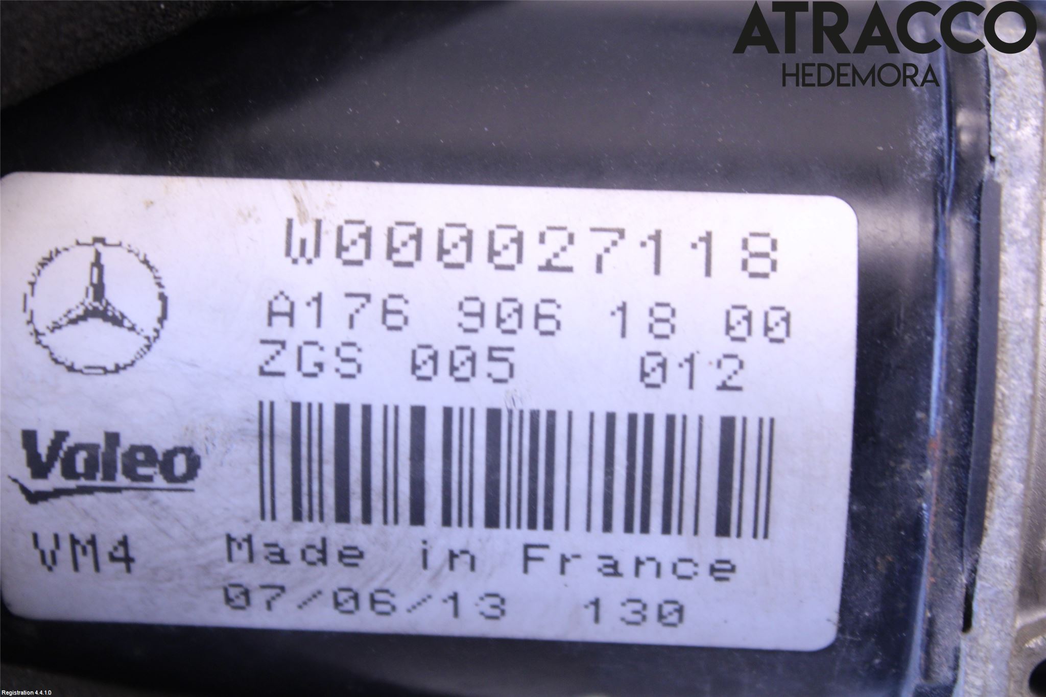 Mercedes-Benz MB A-KLASS (W176) 13-18 Viskermotor Frontrute