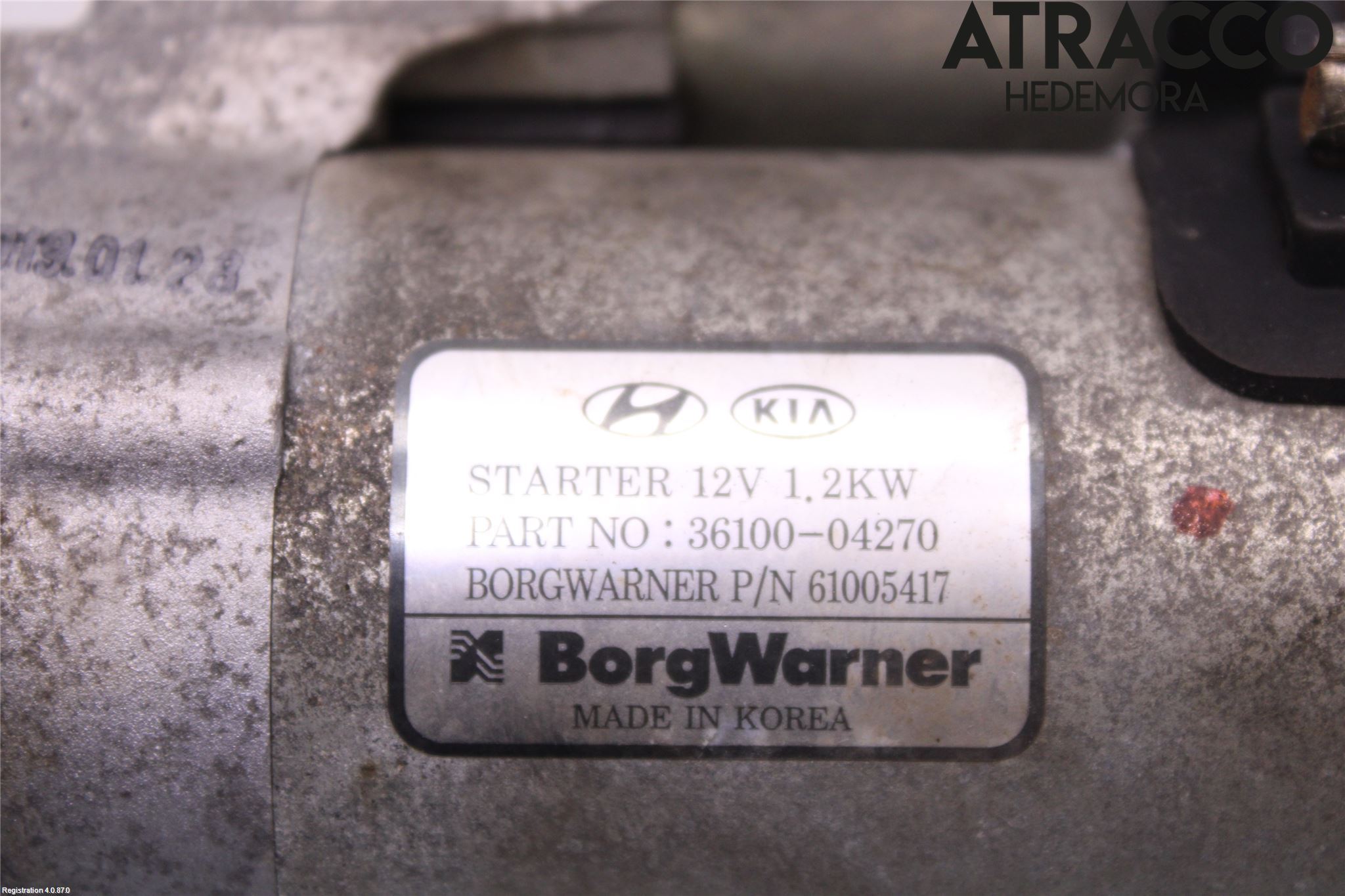 Kia RIO 17- Startmotor