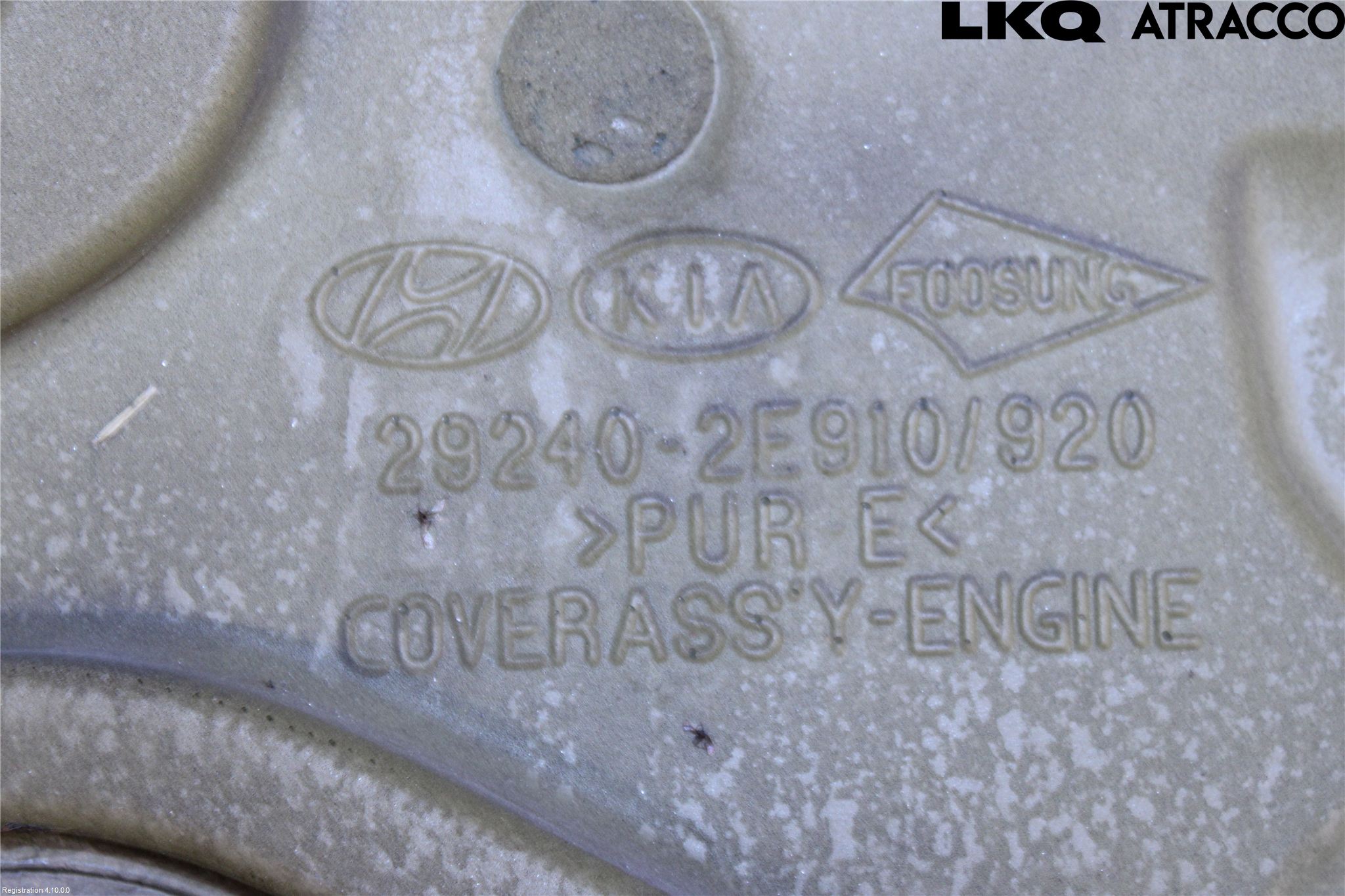 Kia OPTIMA 16-20 Motor Deksel Over Motor