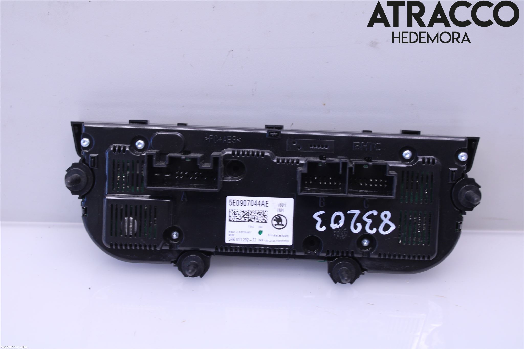 Skoda OCTAVIA (5E) 13-20 Varme Ac Betjening-Display