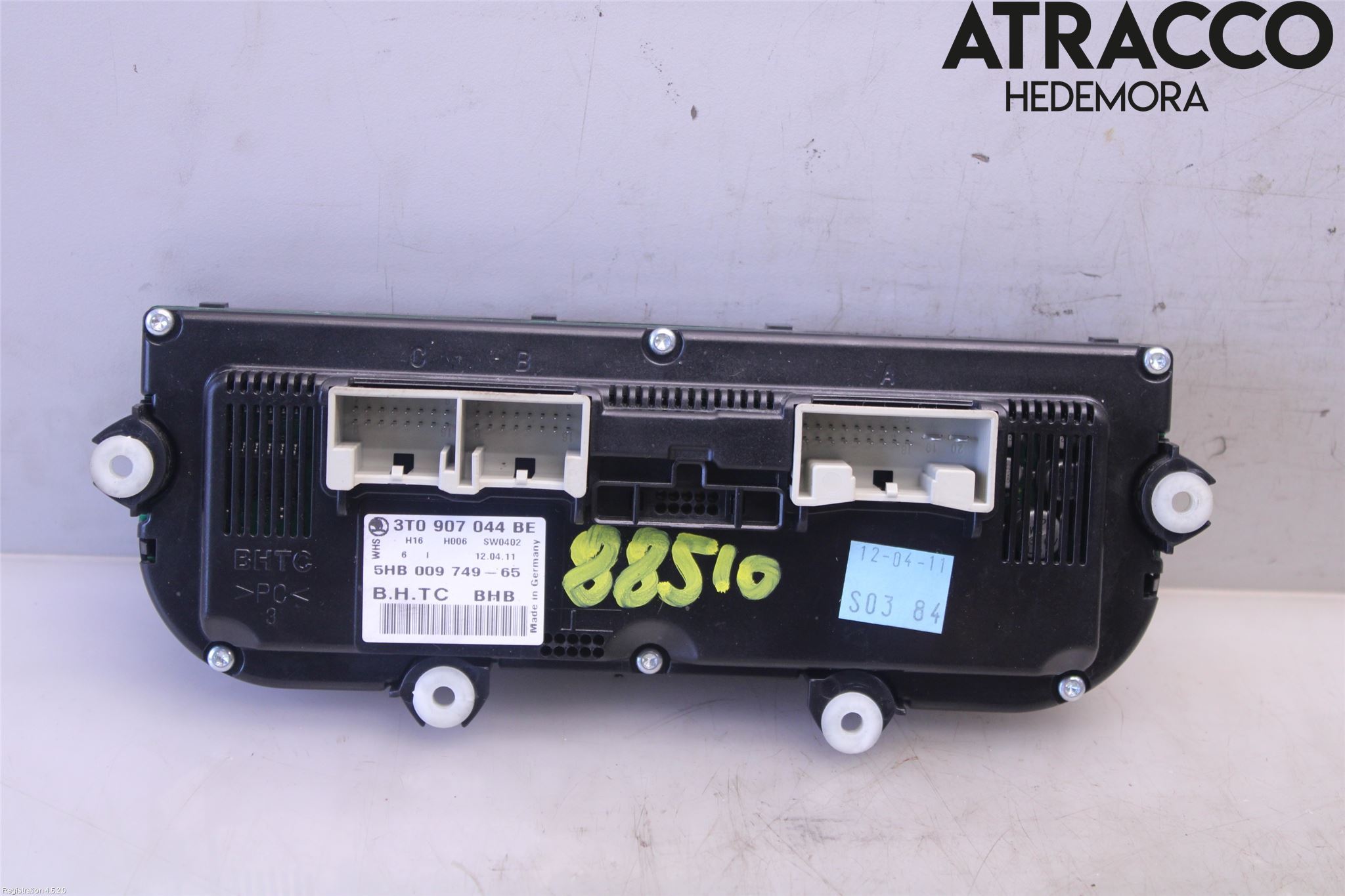 Skoda SUPERB 09-15 Varme Ac Betjening-Display