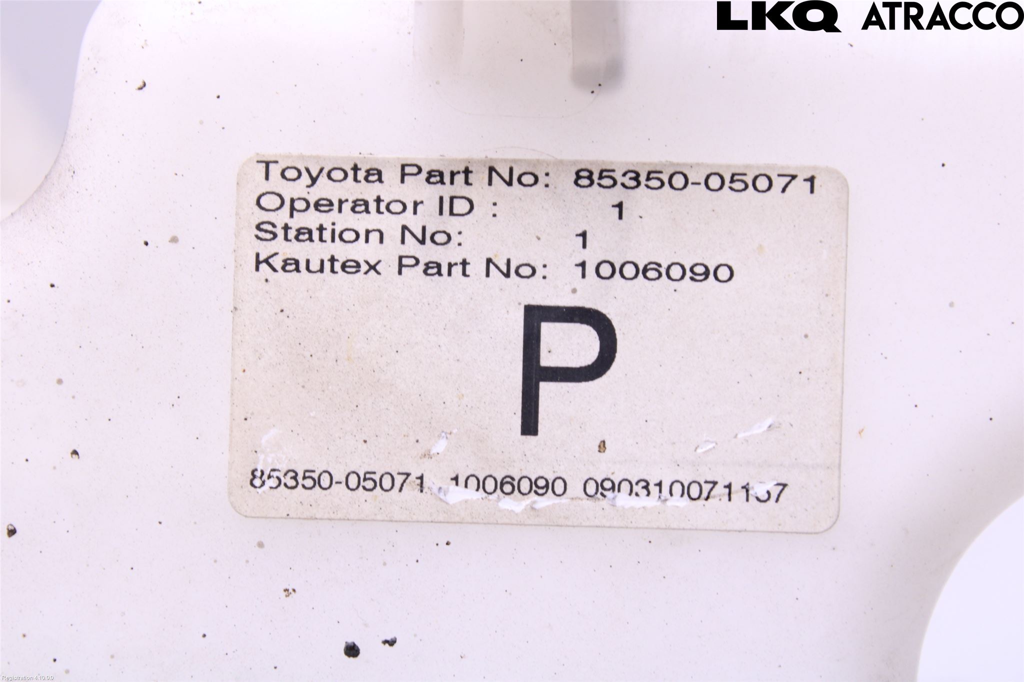 Toyota AVENSIS 09-15 Spylerbeholder Frontrute