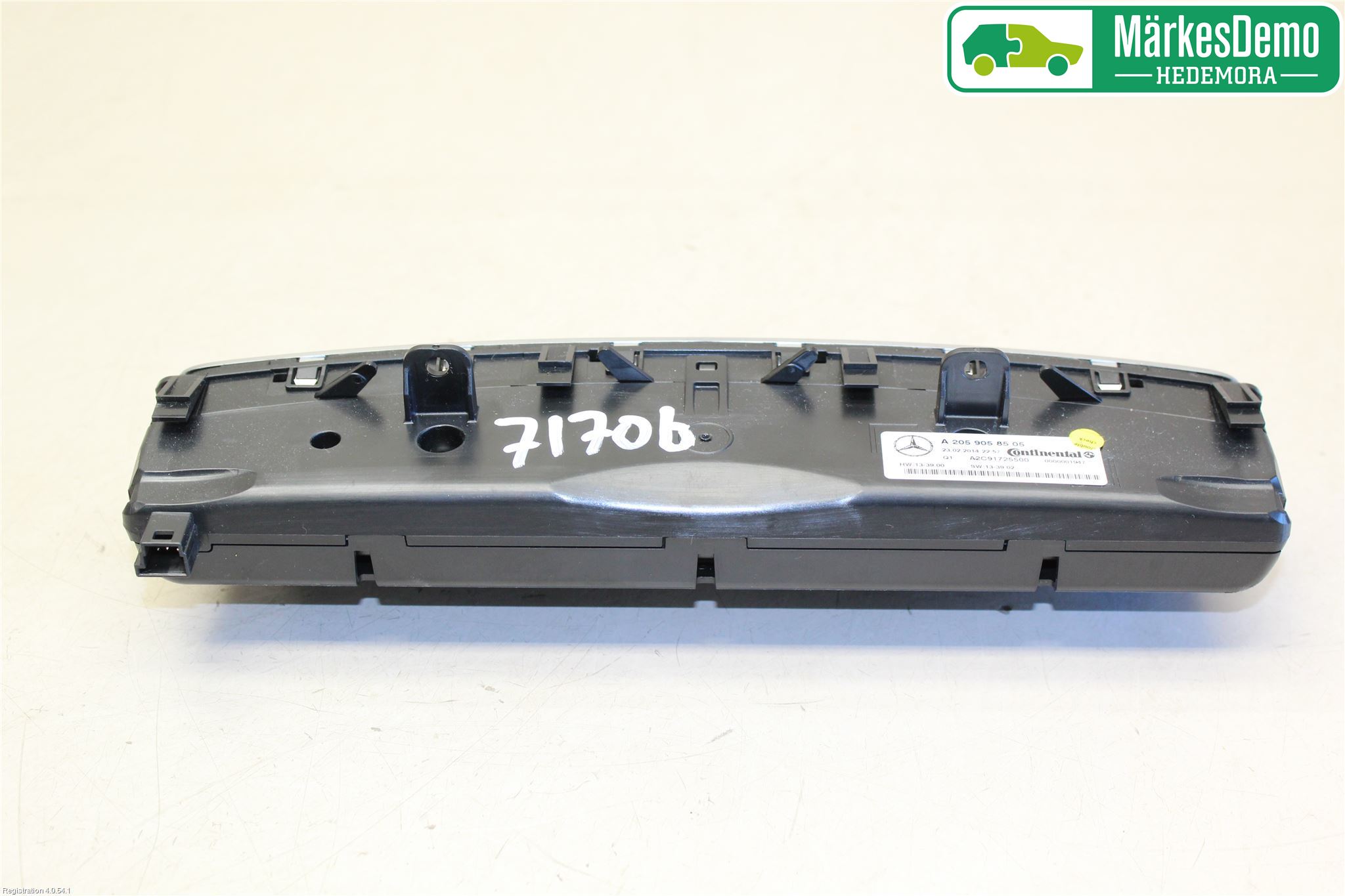 Mercedes-Benz MB C-KLASS (W205) 14-21 Varme Ac Betjening-Display