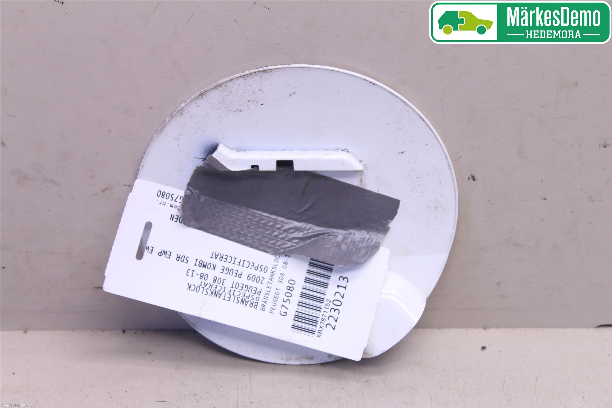 Peugeot 308 08-13 Drivstoff Tankluke