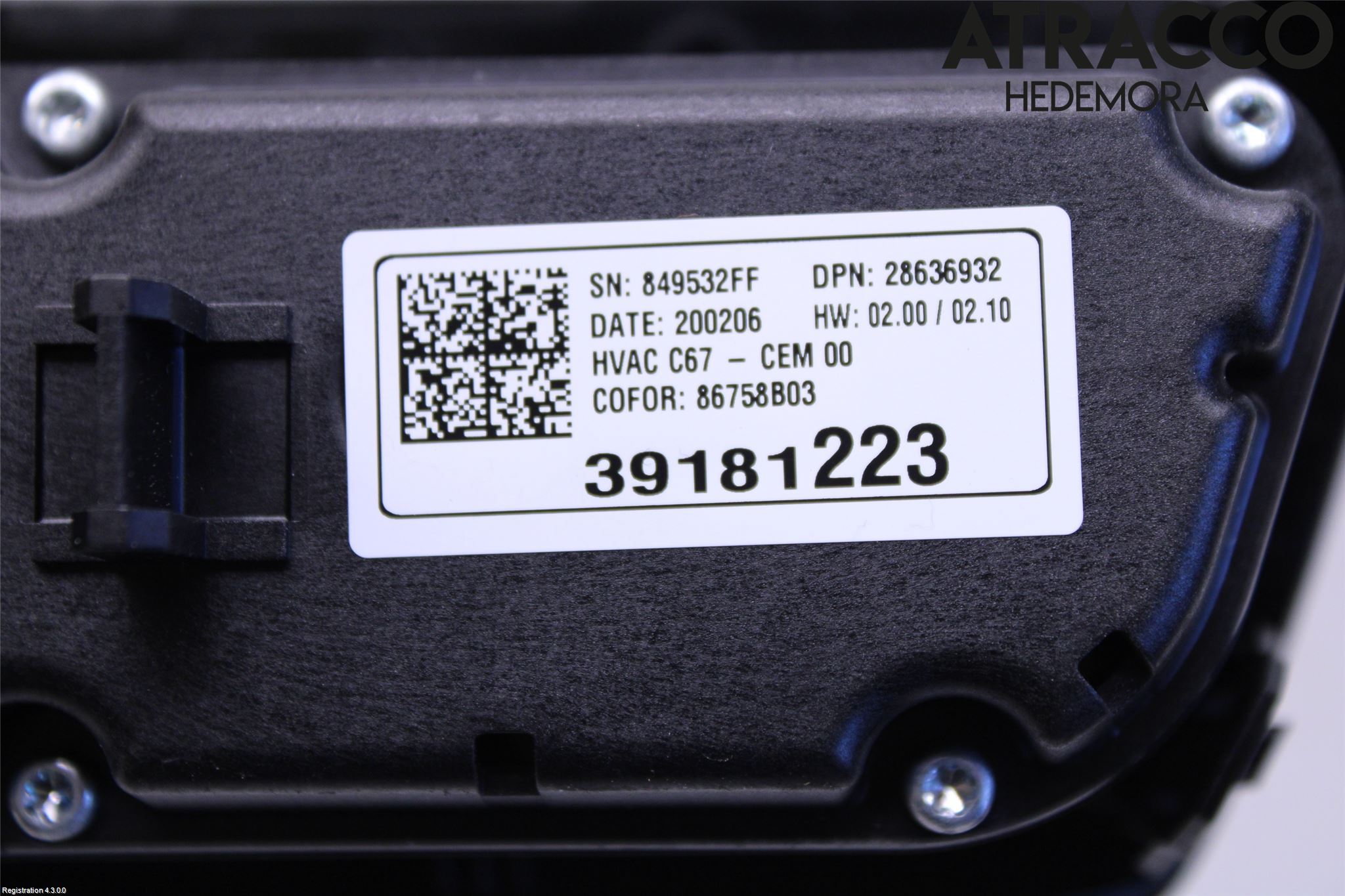 Opel CORSA F, CORSA-E 20- Varme Ac Betjening-Display