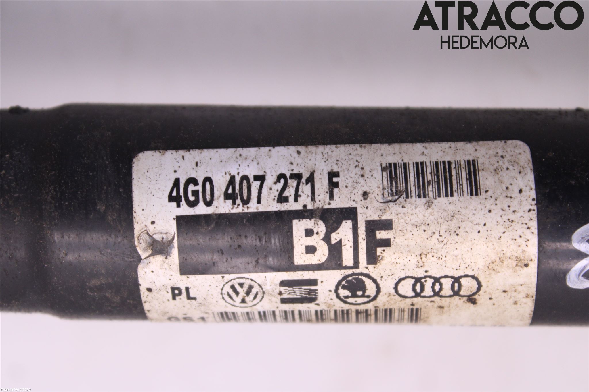 Audi A6 ALLROAD 12-18 Drivaksel Foran Kompl Høyre