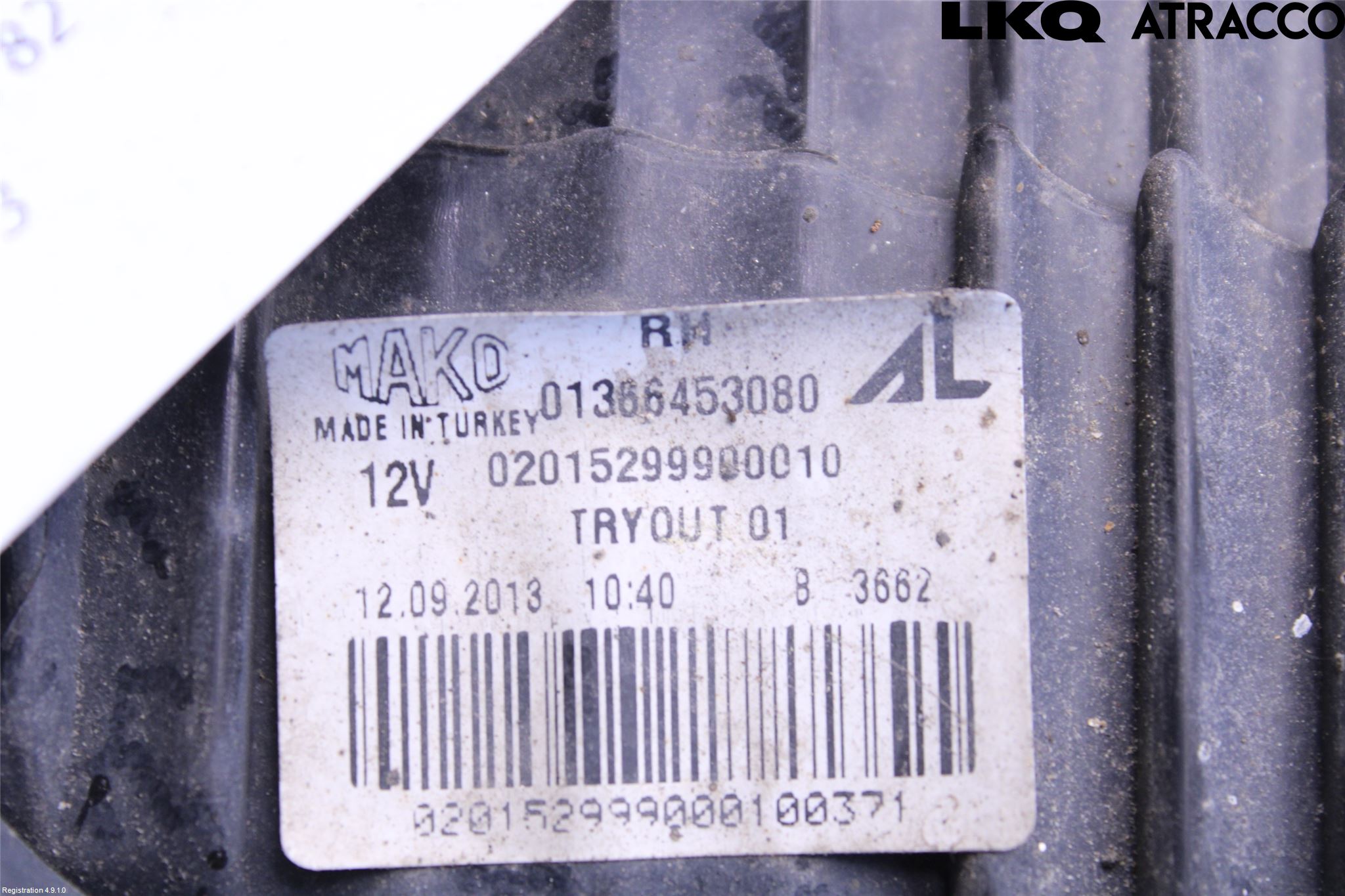 Citroen JUMPER 07-13 Baklykt Høyre