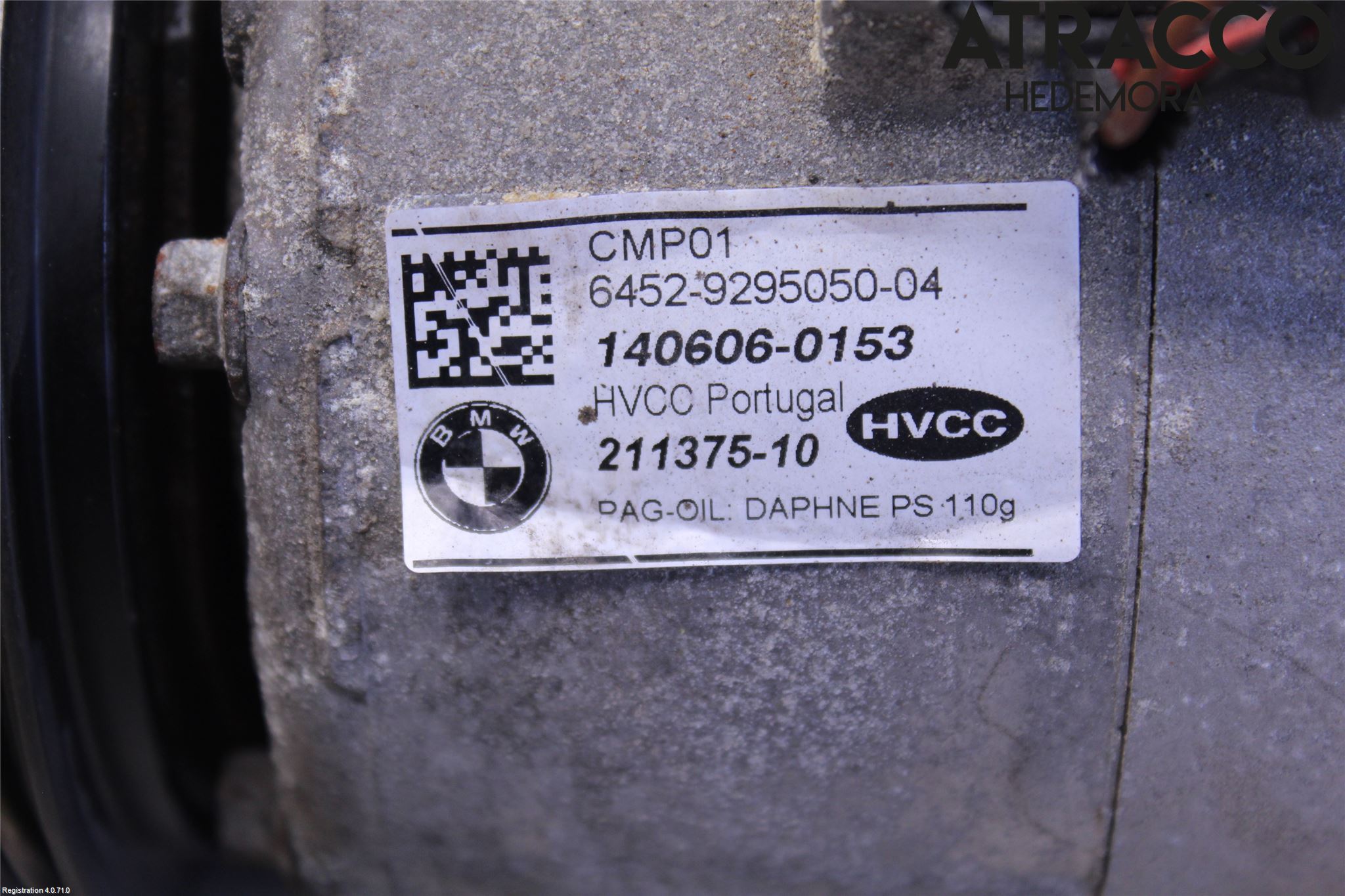 BMW 2 F45 Active Tourer 14-21 Varme Ac Kompressor