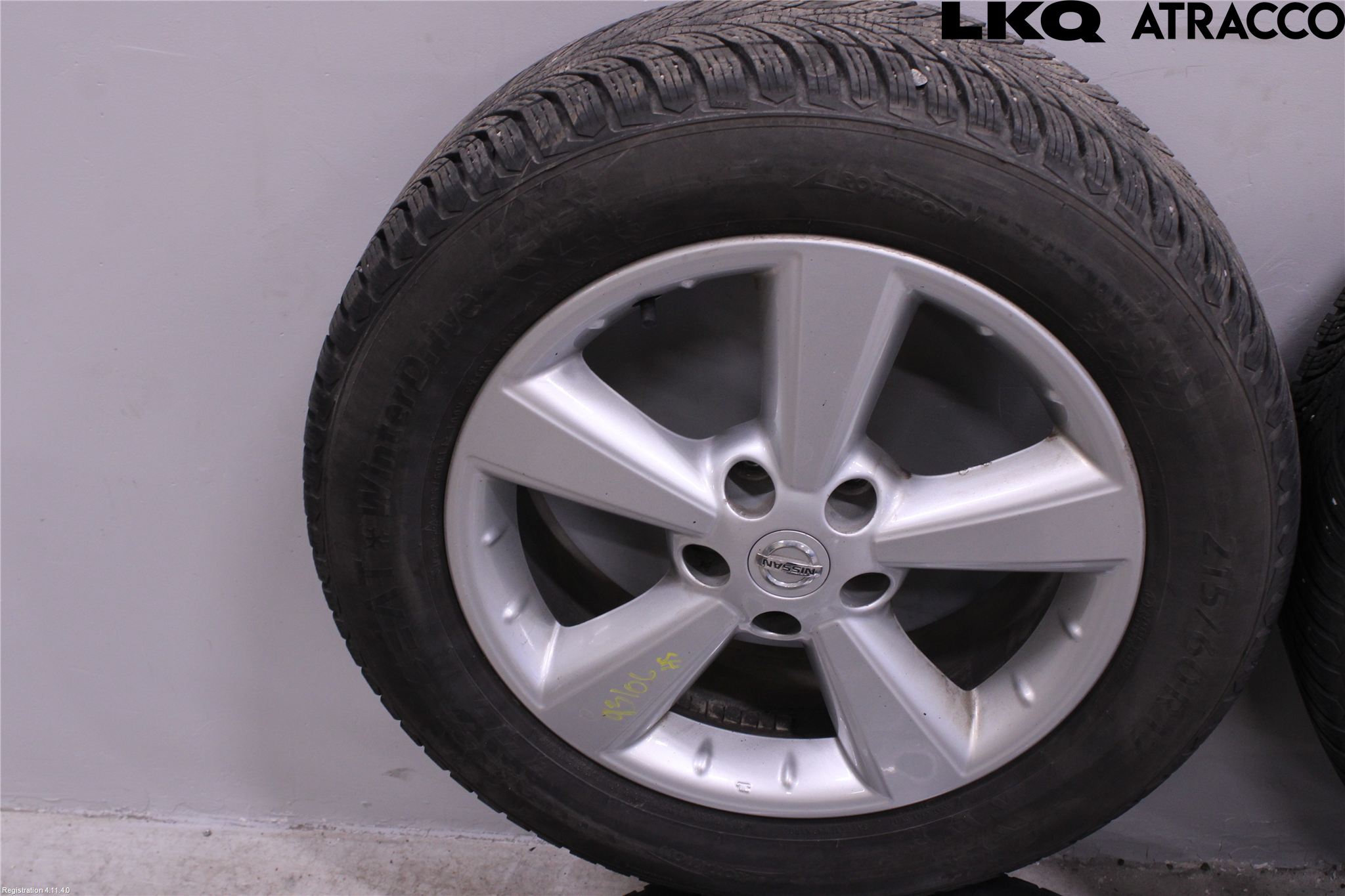 Nissan QASHQAI+2  10-14 Dekk Vinter På Alu Felg 4Stk